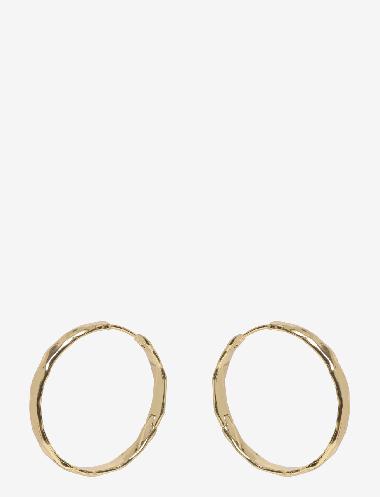 SNÖ of Sweden - Domino ring ear 30mm  plain g - Onesize - kreolen - plain g - 1