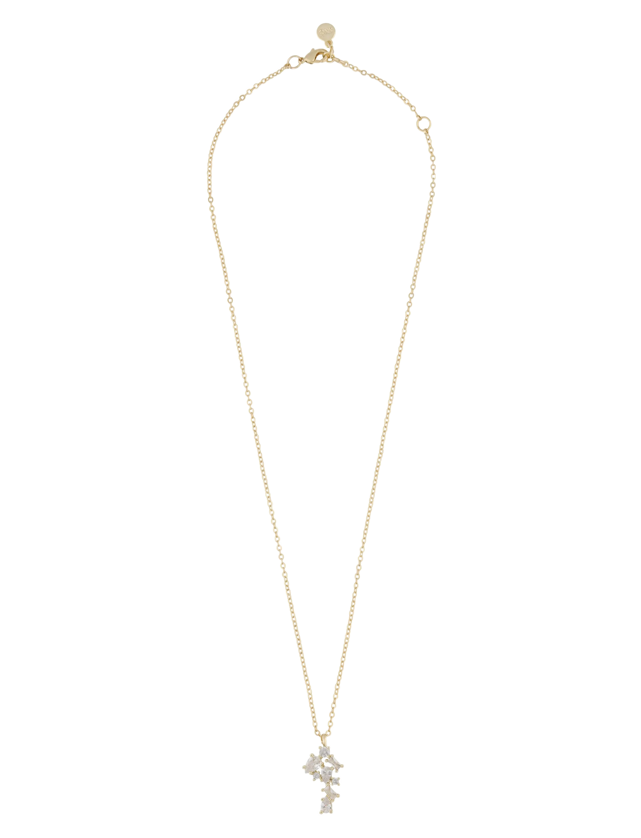SNÖ of Sweden - Envy irregular pendant neck 42 - g/clear - 1