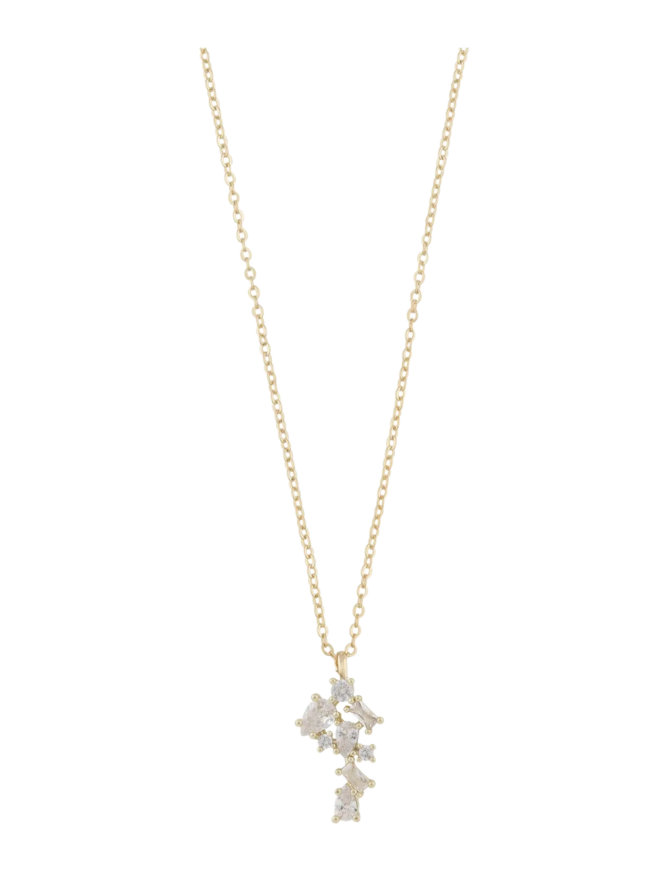 SNÖ of Sweden - Envy irregular pendant neck 42 - g/clear - 2
