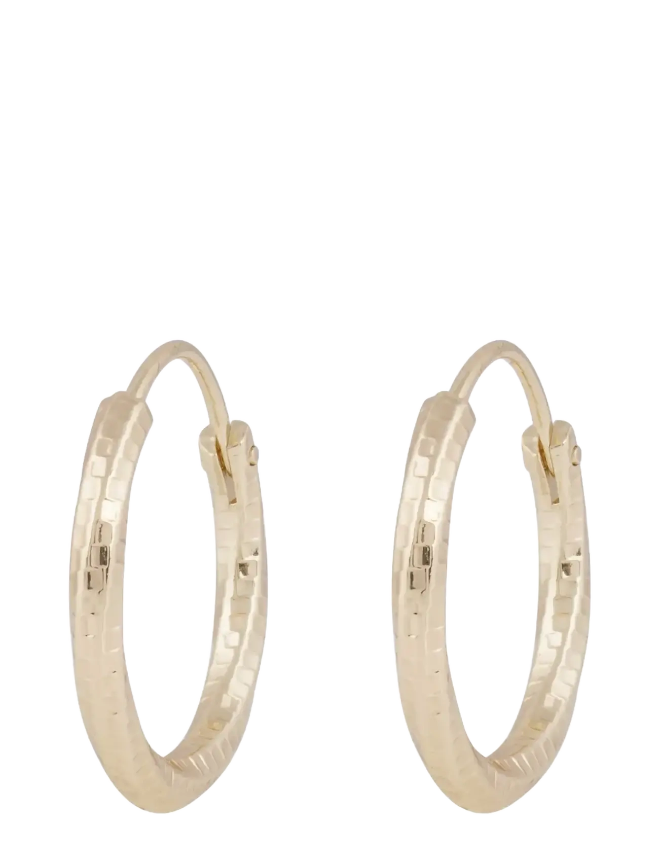 SNÖ of Sweden Honey sparkling ring ear 18mm plain g - Onesize - Oorbellen - PLAIN G / gold