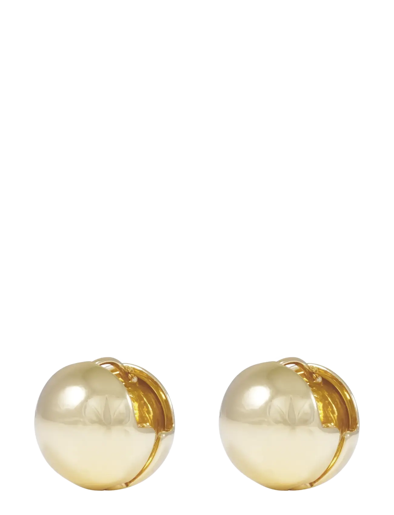 SNÖ of Sweden Honey ball ring ear  plain g - Onesize - Stud earrings - PLAIN G / gold