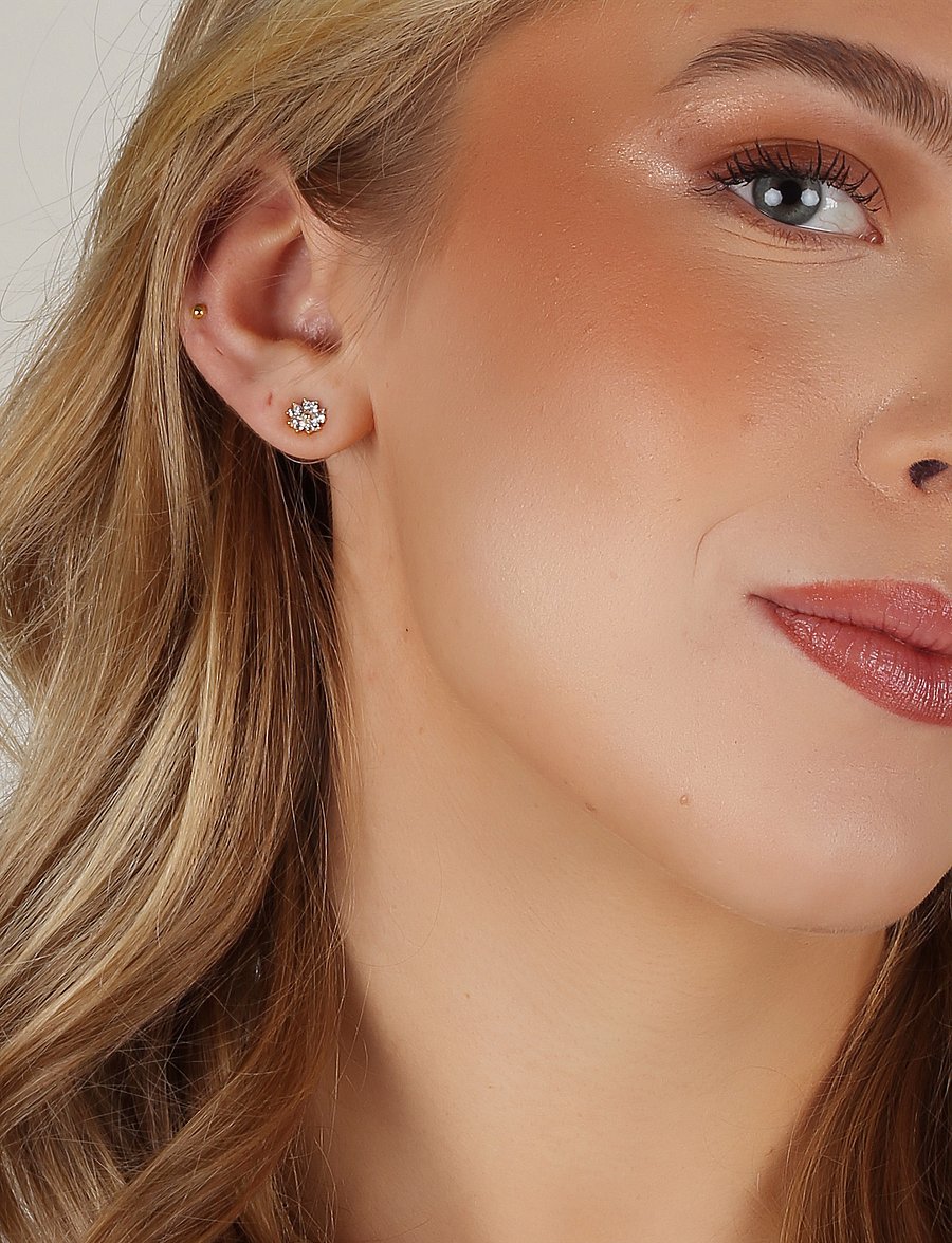 SNÖ of Sweden - Nisi flower ear - g/clear - 0