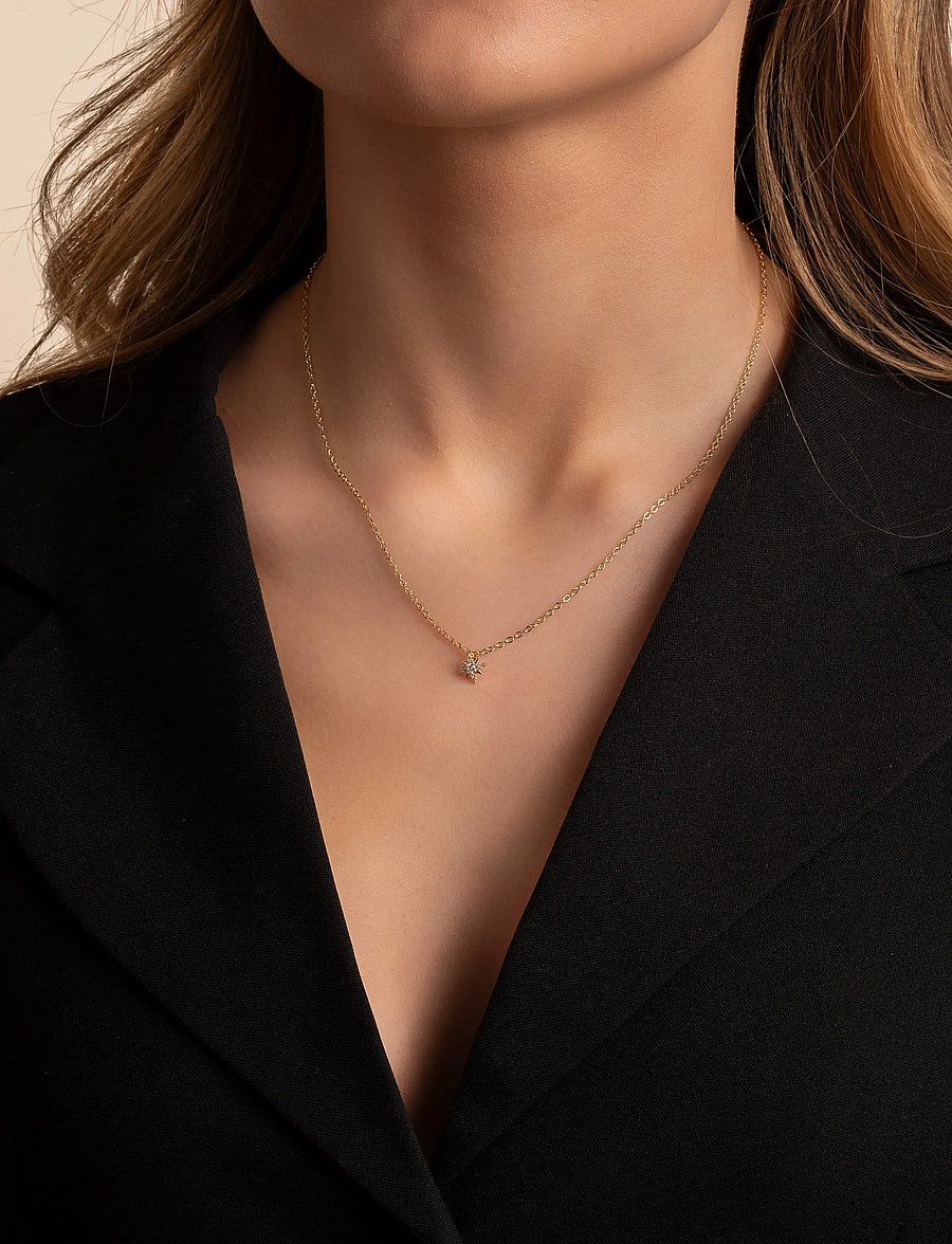SNÖ of Sweden - Stellaris pendant neck 42 g/clear - 42 cm - g/clear - 0