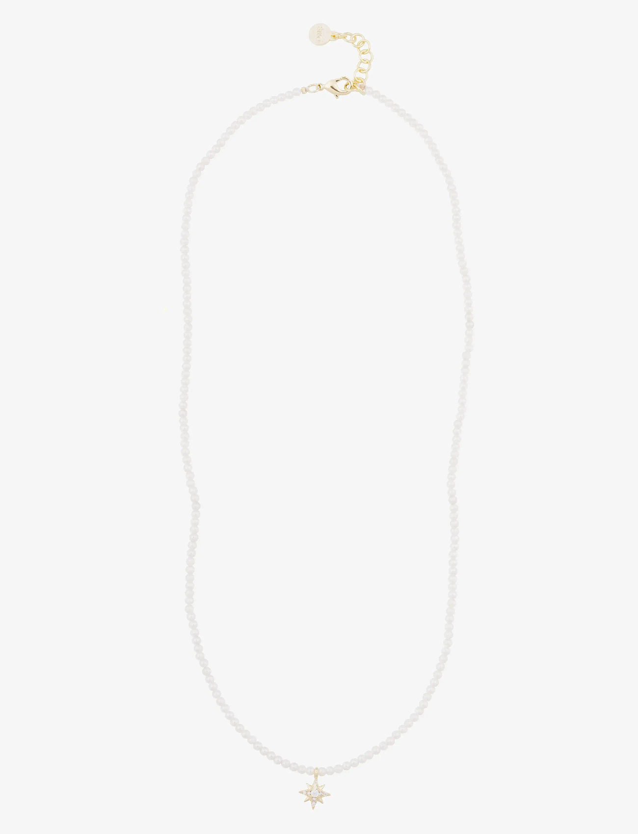 SNÖ of Sweden - Stellaris pendant pearl neck 42 - perlekæder - g/white - 1