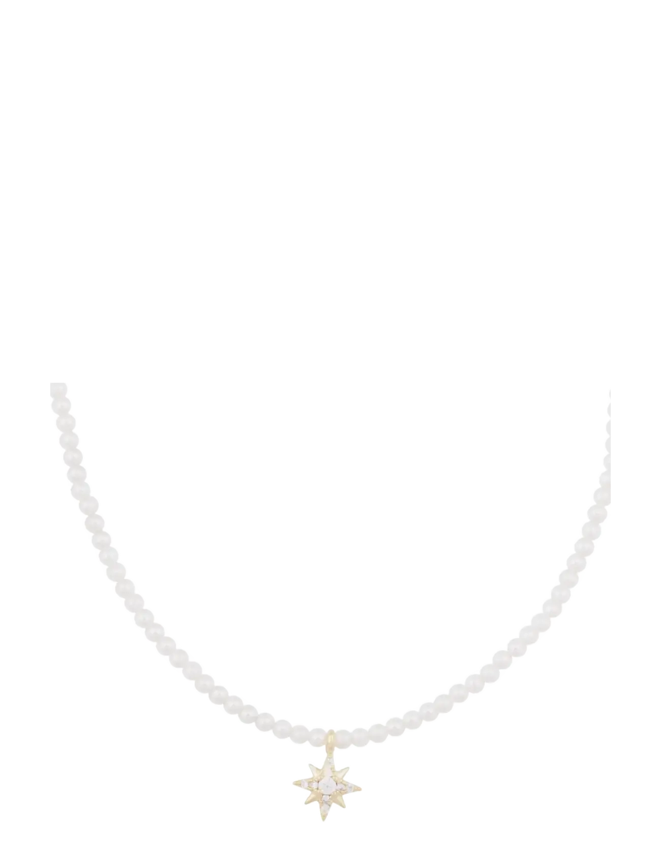SNÖ of Sweden - Stellaris pendant pearl neck 42 - collier de perles - g/white - 2