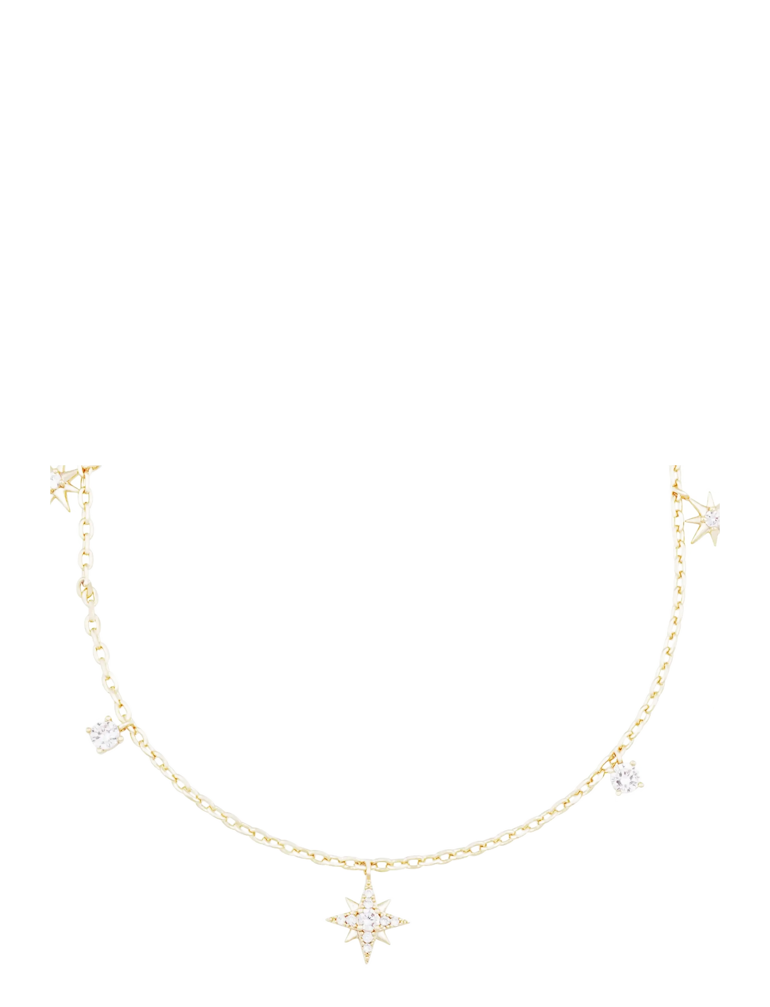 SNÖ of Sweden Stellaris charm neck 45 g/clear - 45 cm - Accessoires - G/CLEAR / gold
