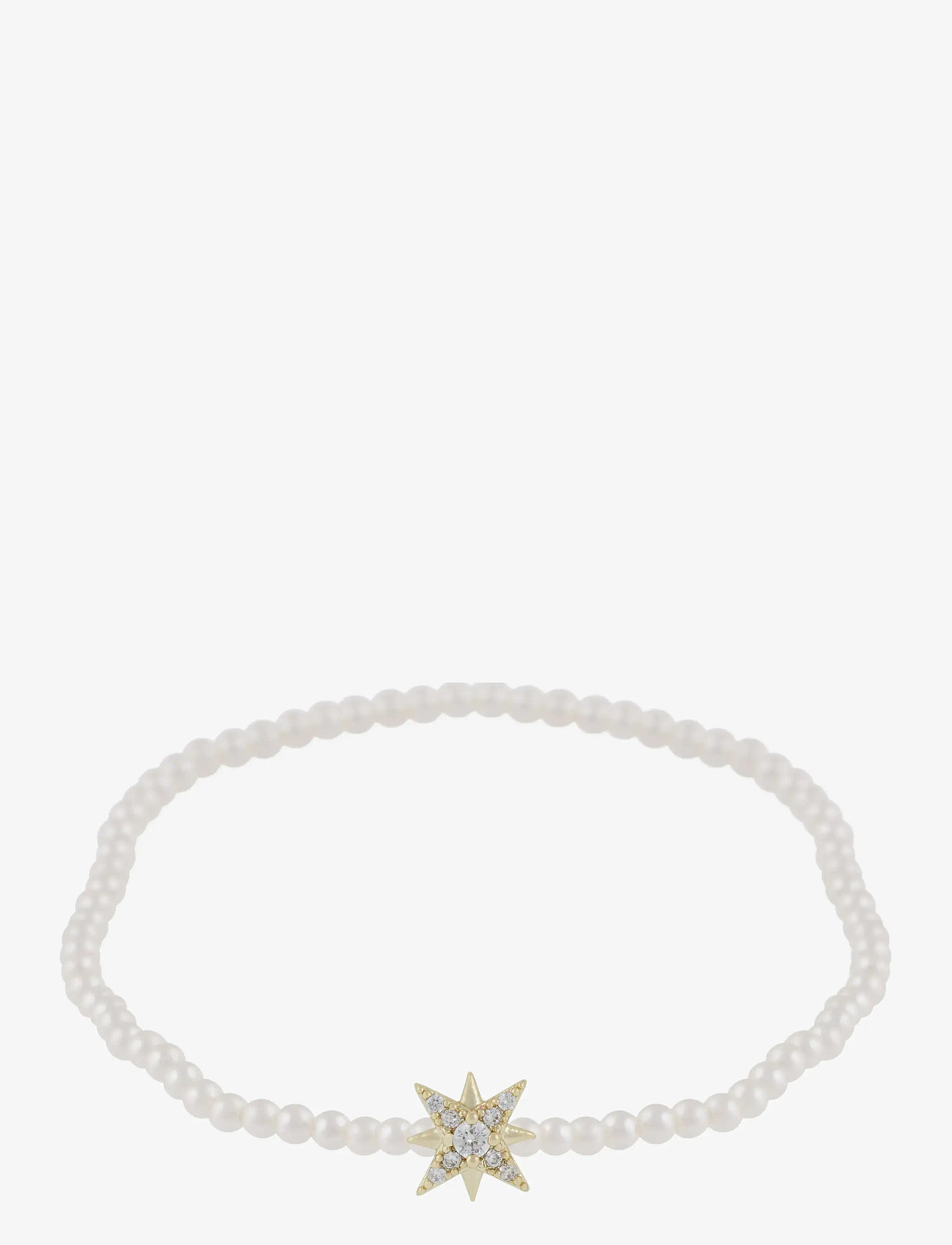 SNÖ of Sweden - Stellaris pendant pearl brace - pärlitest käevõru - g/white - 1