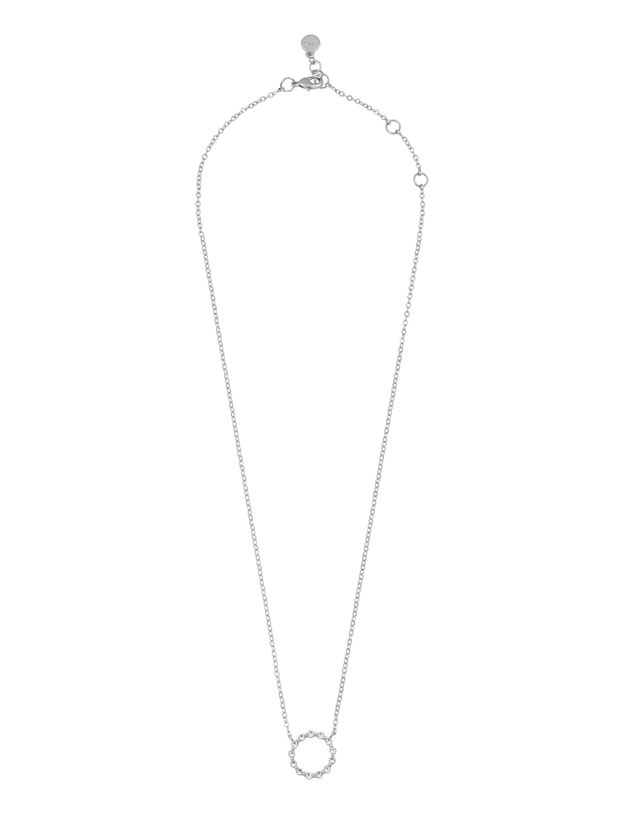SNÖ of Sweden - Sprinkles circle pendant neck 45 s/clear - 45 cm - halskæder med vedhæng - s/clear - 1