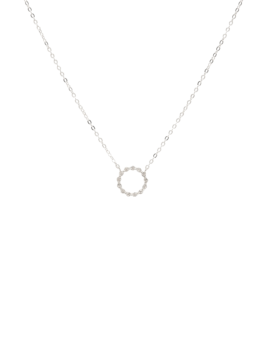 SNÖ of Sweden - Sprinkles circle pendant neck 45 s/clear - 45 cm - halskæder med vedhæng - s/clear - 2