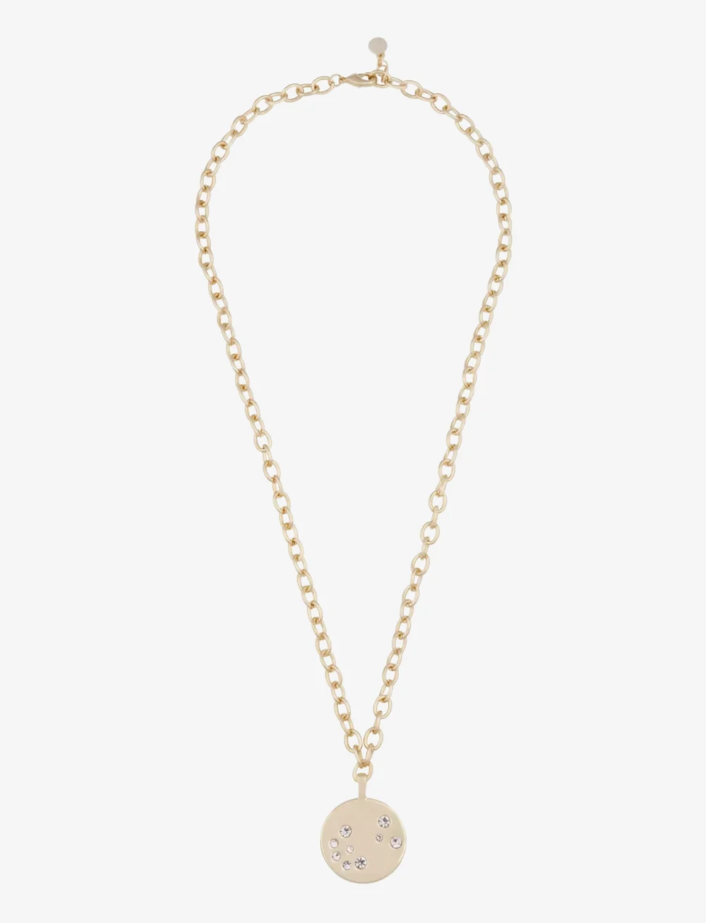 SNÖ of Sweden - Sprinkles big pendant chain neck 50 - halsketten - g/clear - 1