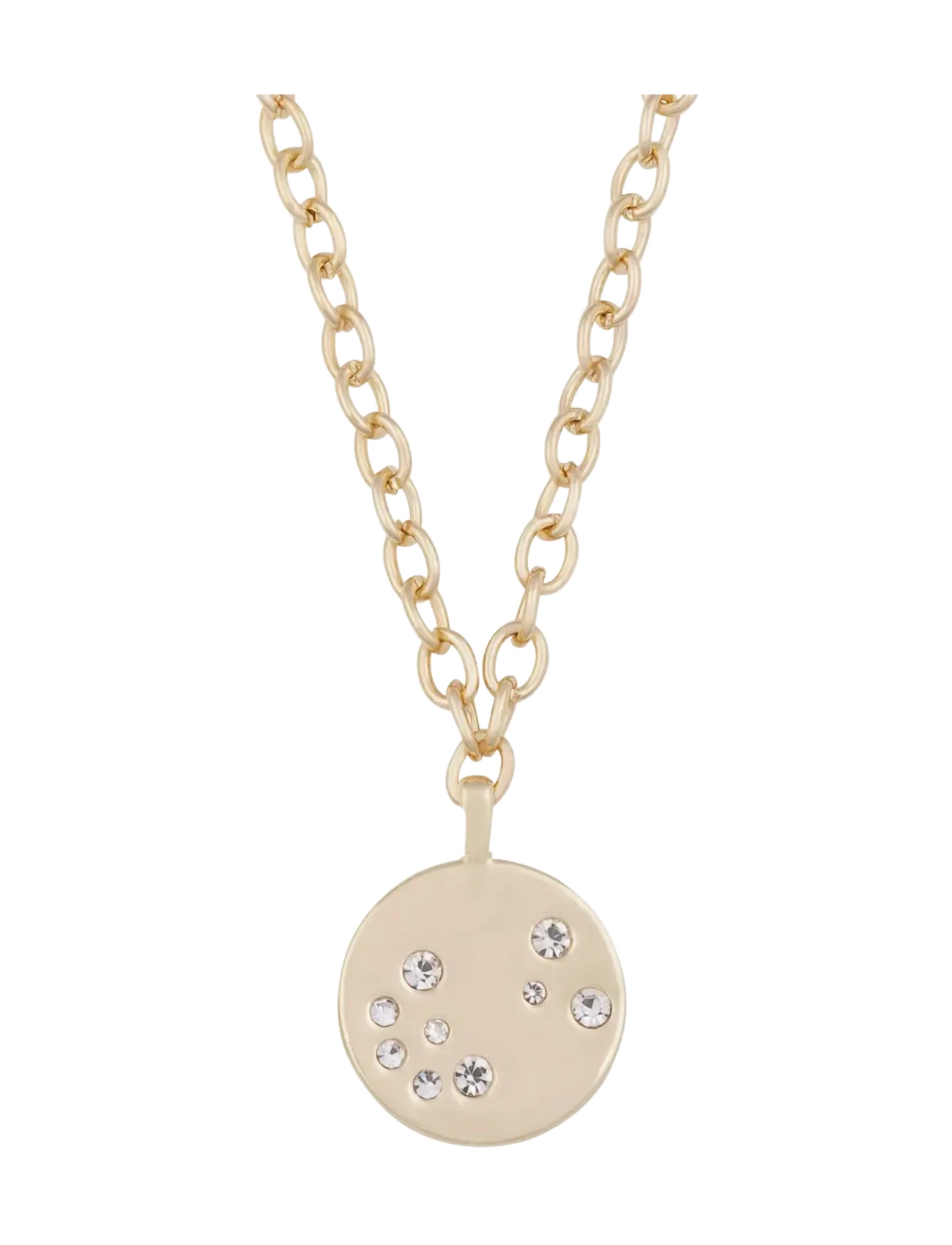 SNÖ of Sweden - Sprinkles big pendant chain neck 50 - g/clear - 2