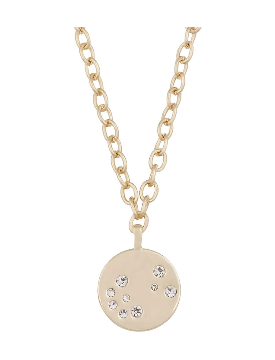 SNÖ of Sweden - Sprinkles big pendant chain neck 50 - halsketten - g/clear - 2