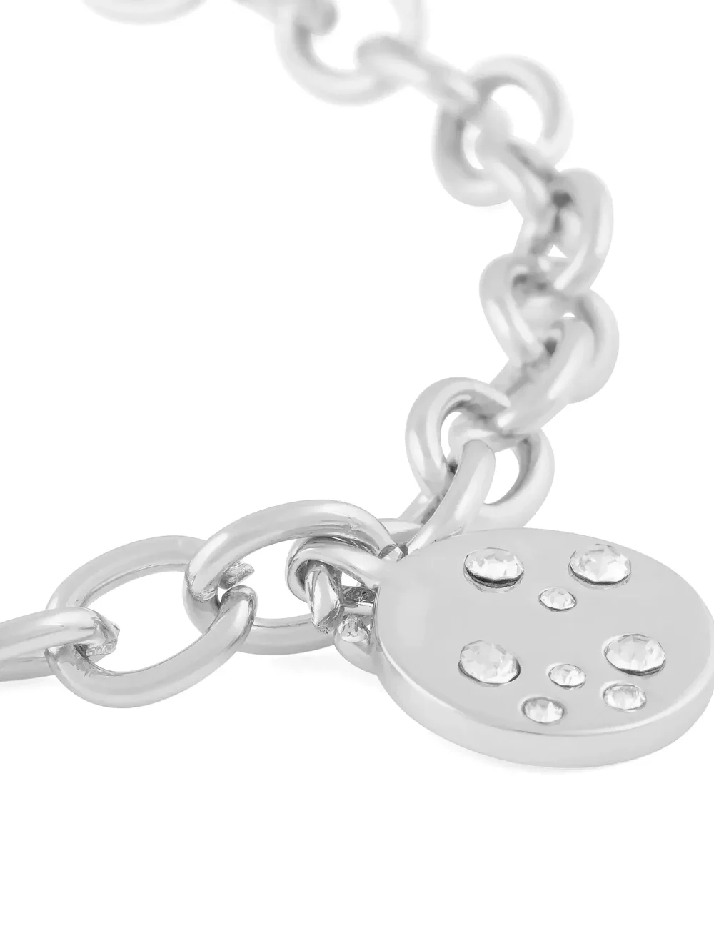 SNÖ of Sweden - Sprinkles pendant big chain brace - Ķēžu rokassprādzes - s/clear - 2