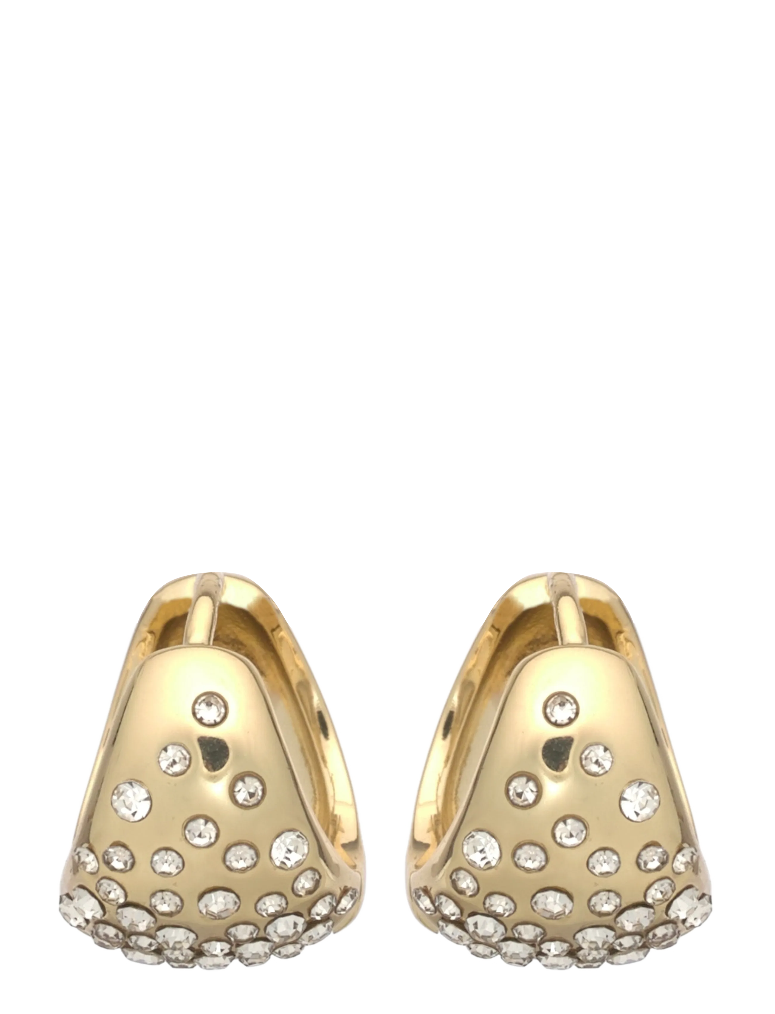 SNÖ of Sweden Sprinkles Core small oval ring ear - Kampagne - G/CLEAR / gold