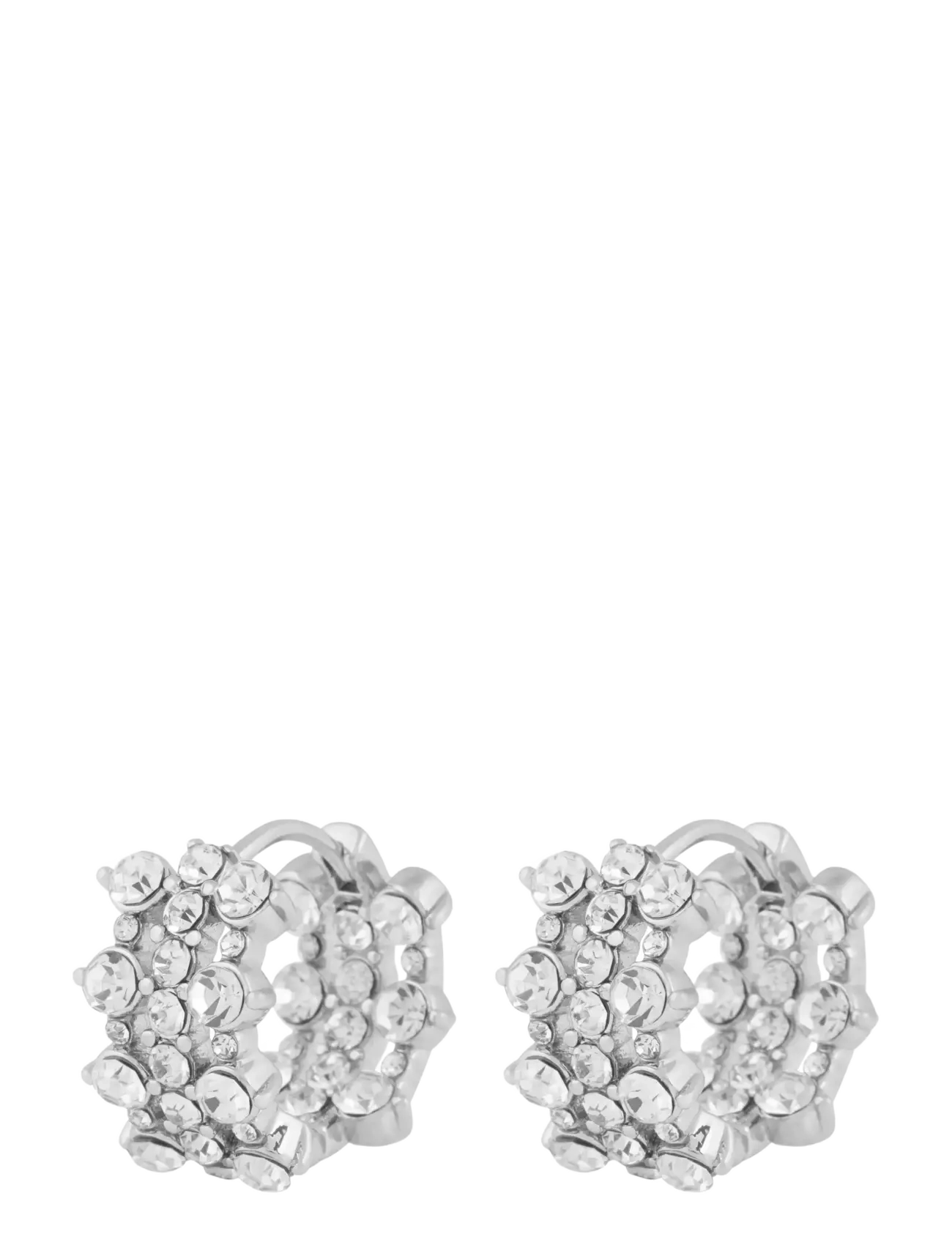 SNÖ OF SWEDEN Sprinkles Klein Tripple Crystal Ring Ear S/Clear - Onesize Silber - One Size - Damen