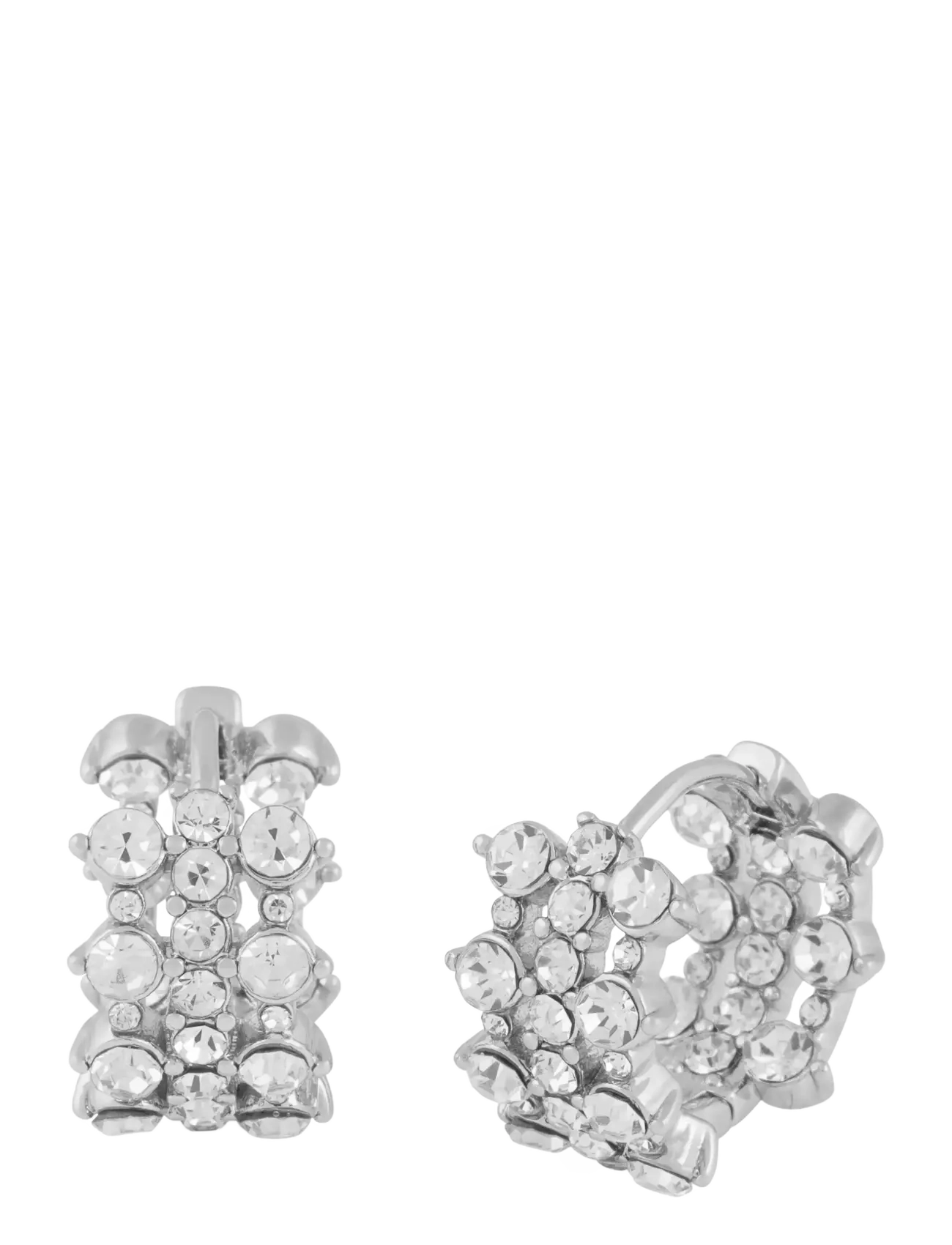 SNÖ of Sweden - Sprinkles small tripple crystal ring ear s/clear - Onesize - cerceaux - s/clear - 2