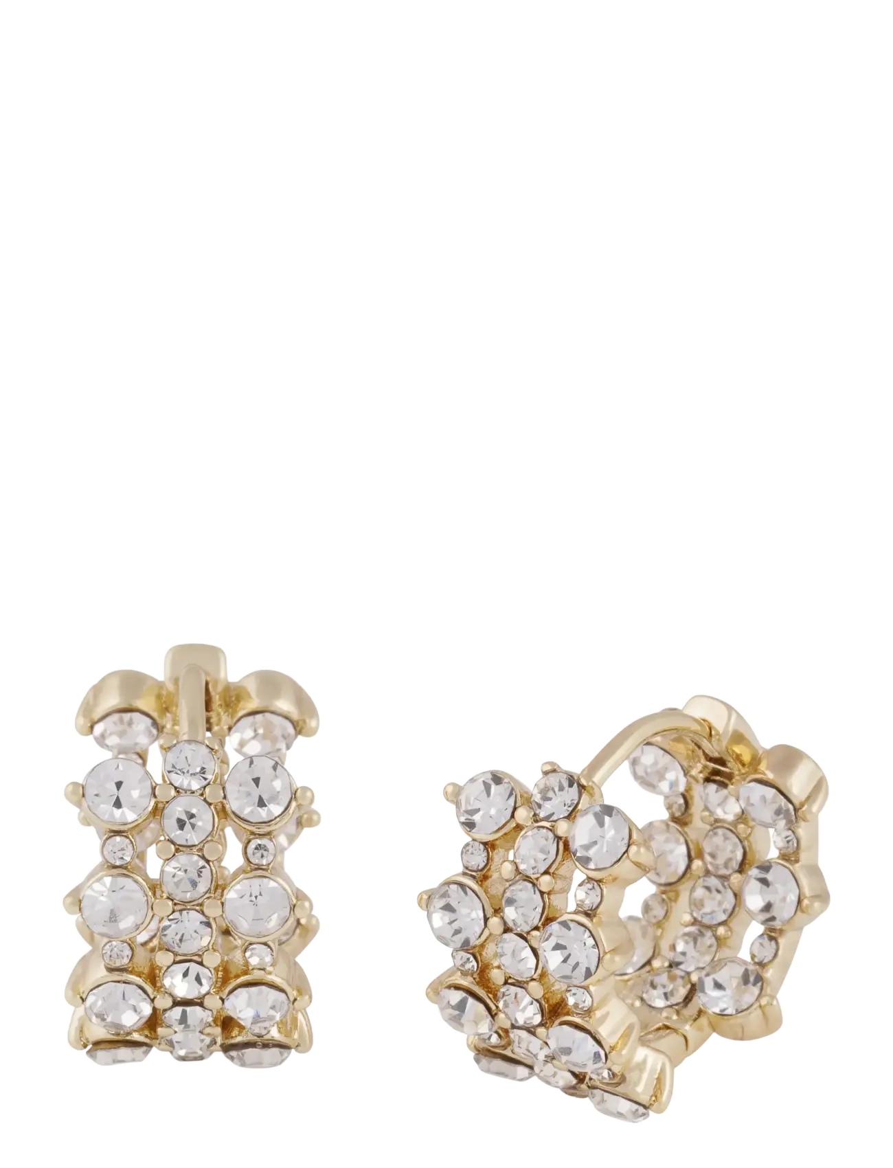 SNÖ of Sweden - Sprinkles small tripple crystal ring ear g/clear - Onesize - g/clear - 2