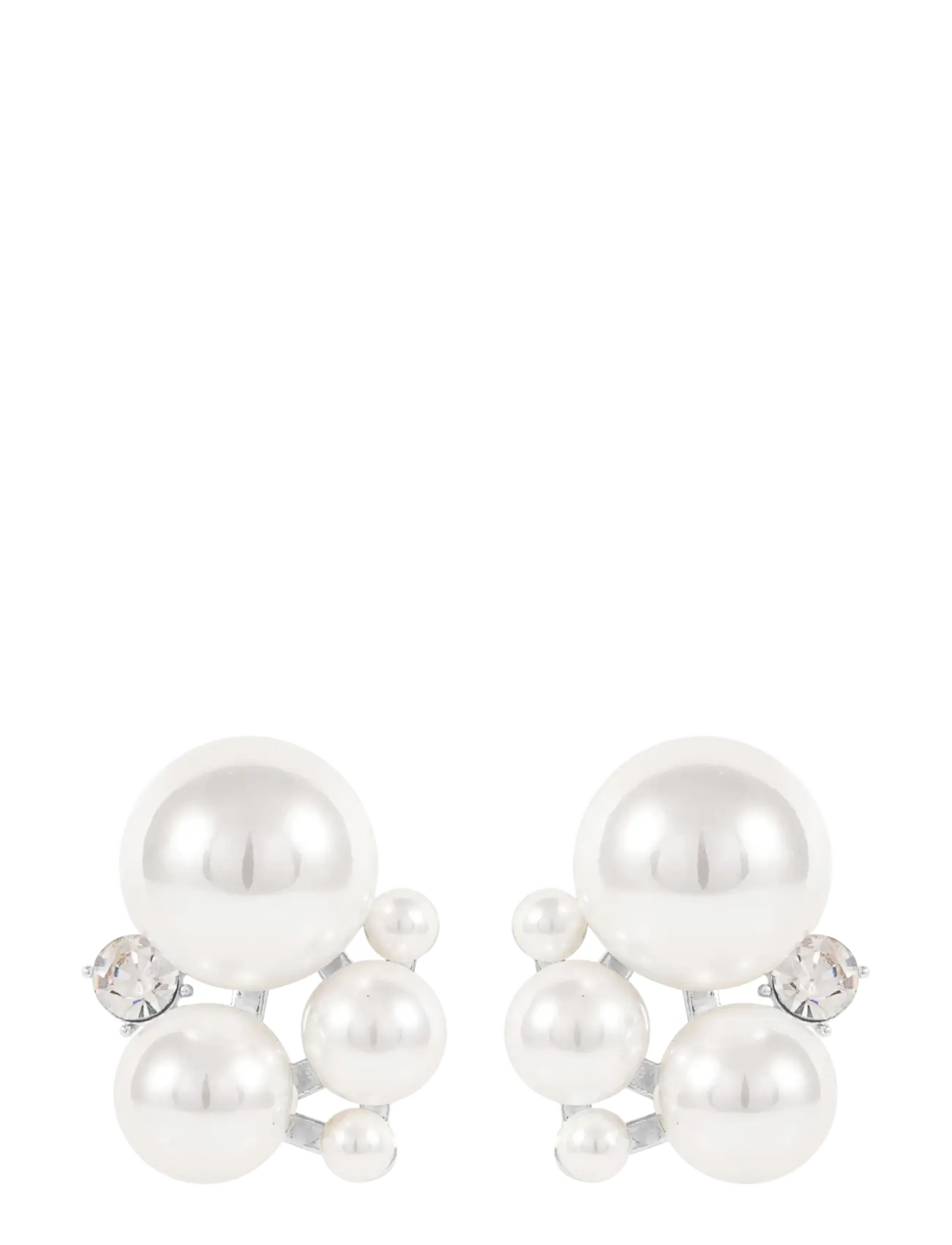 SNÖ of Sweden SNÖ ICON ear  s/white - Onesize - Perleøredobber - S/WHITE / white