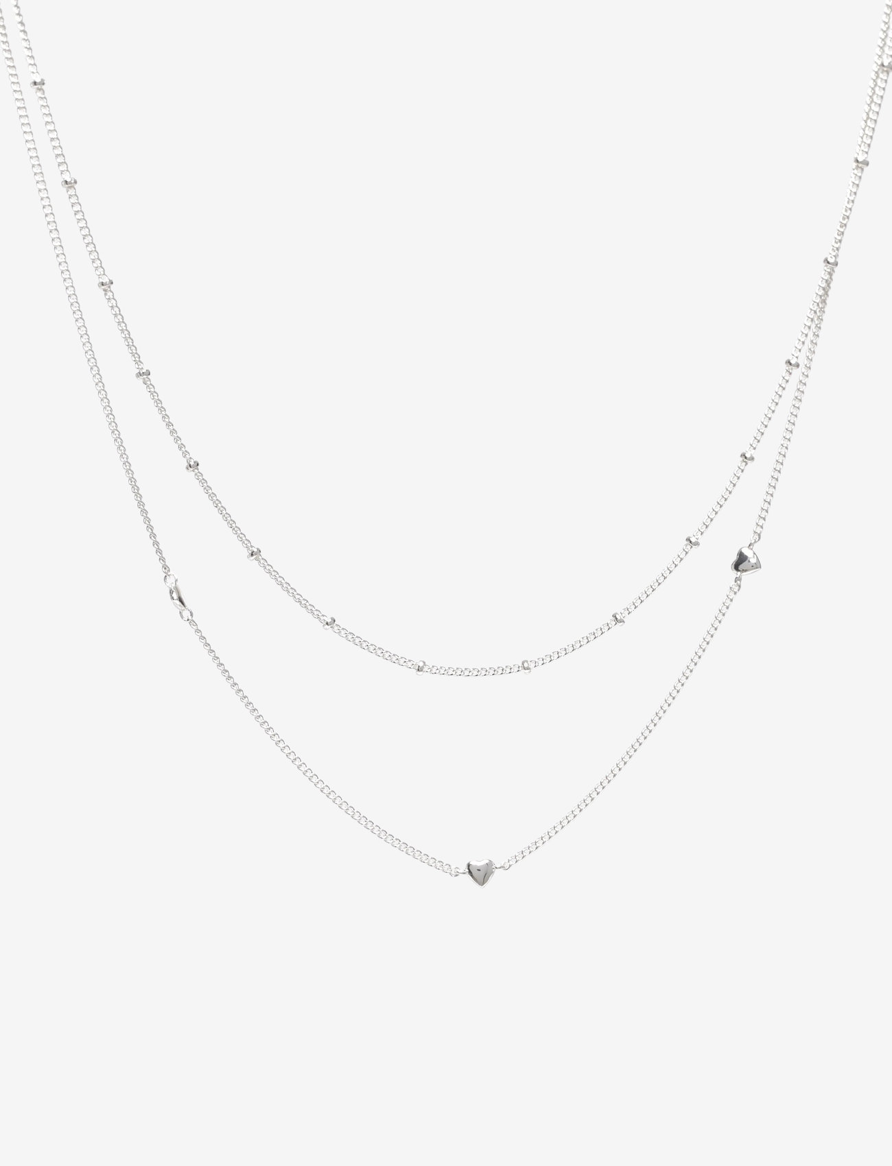 SNÖ of Sweden Lovely double chain neck 40 - SNÖ of Sweden - PLAIN S / silver
