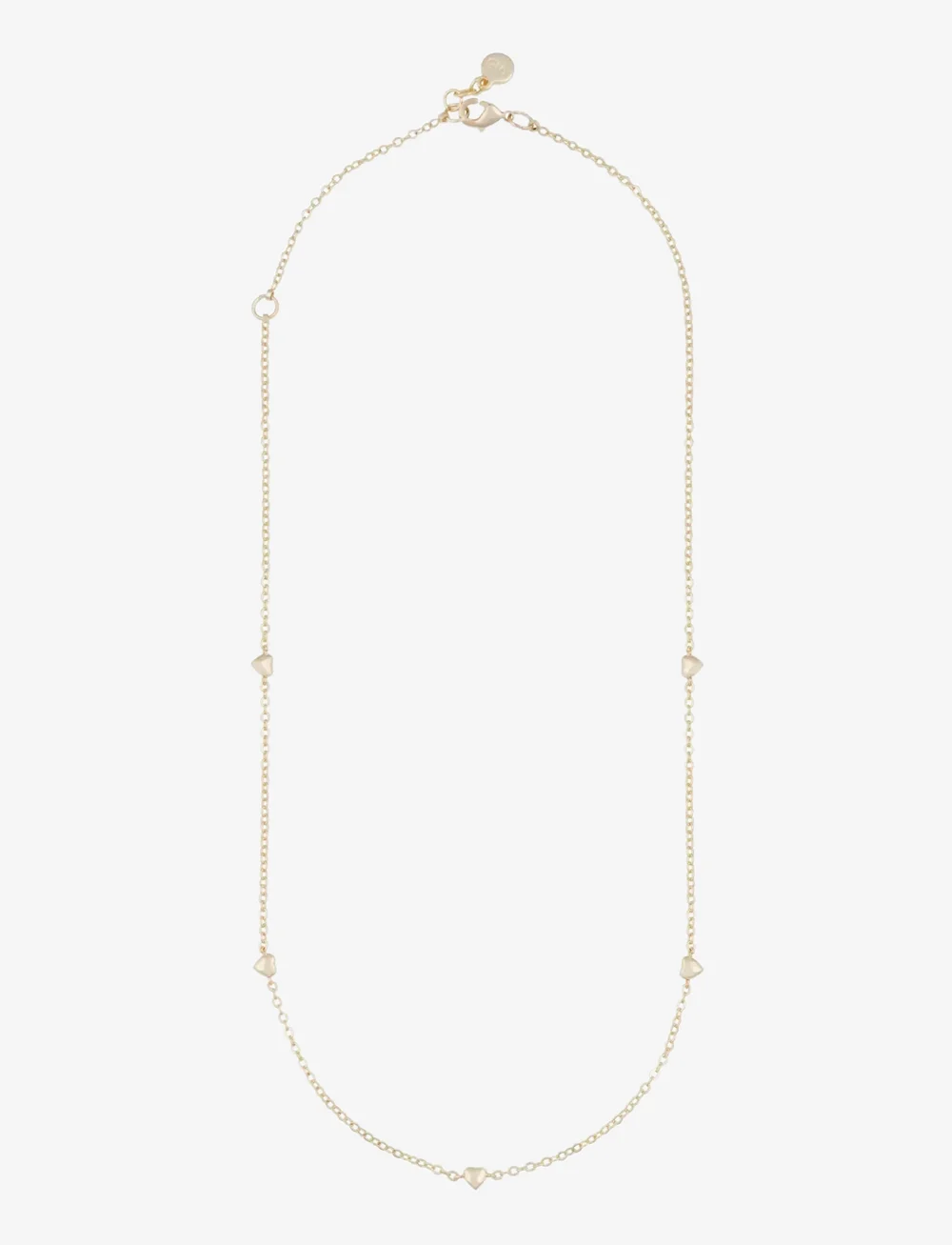 SNÖ of Sweden - Lovely small hearts chain neck 40 - halskæder - plain g - 1