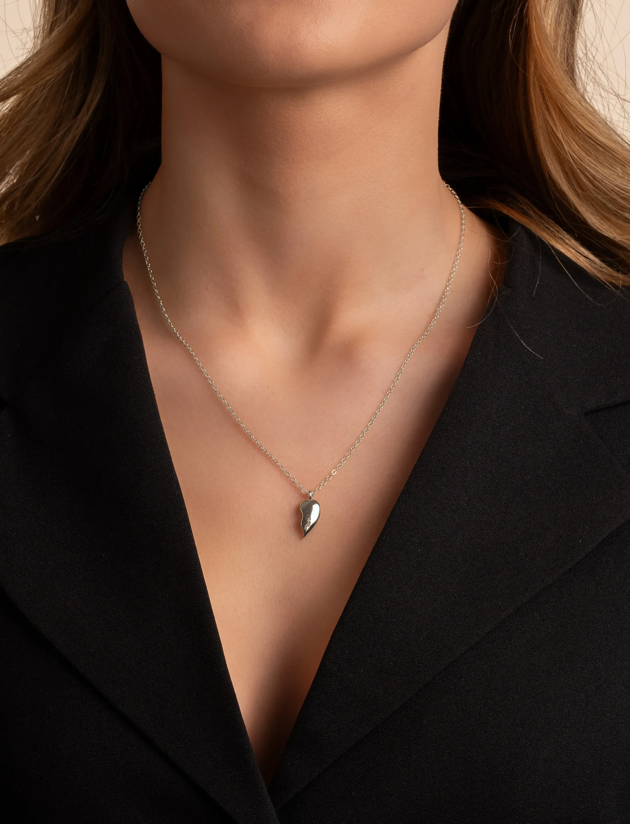 SNÖ of Sweden Lovely Share Neck 42 Plain S Onesize, One Size, Necklaces, Silber - Dainty Frauen
