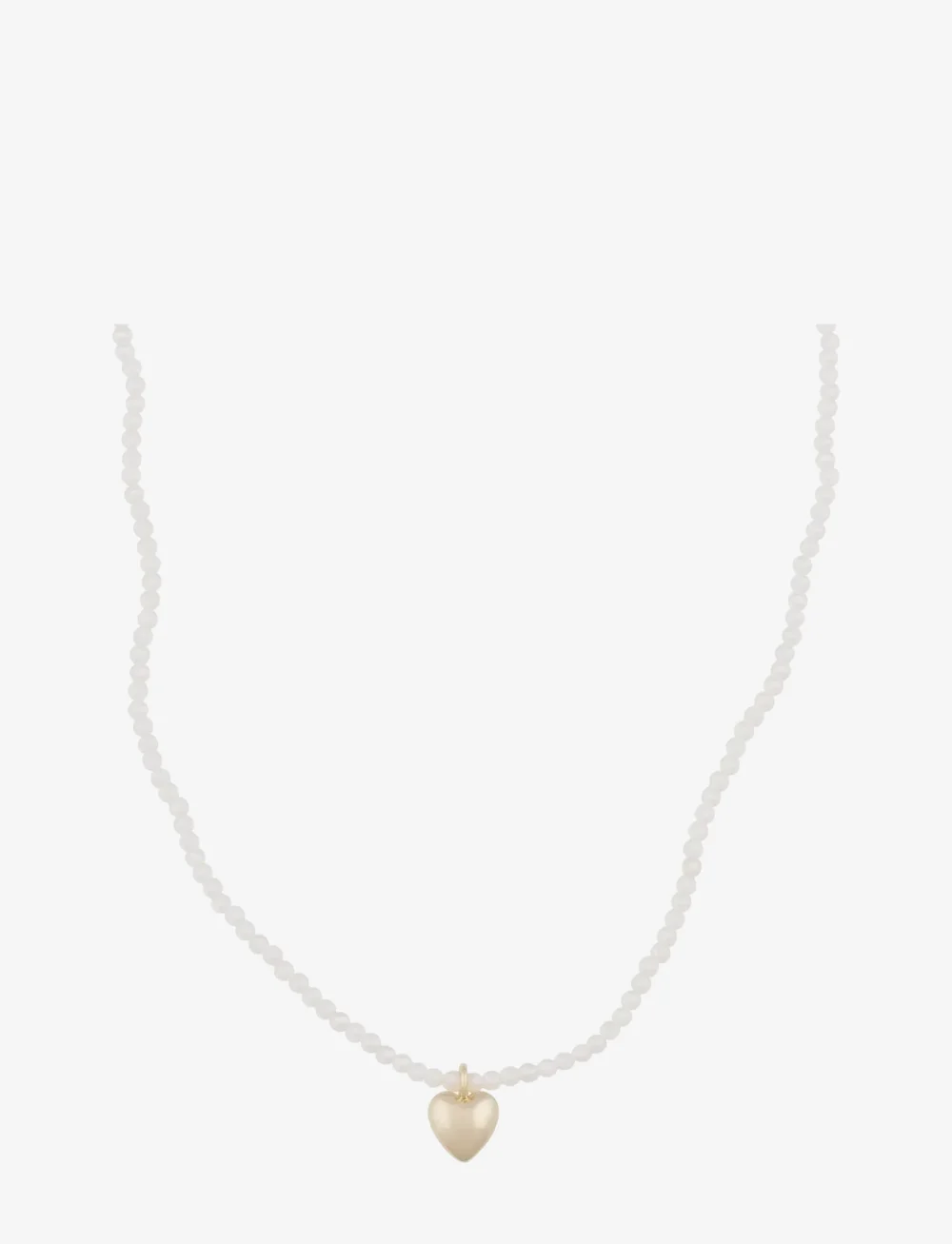 SNÖ of Sweden - Lovely pendant pearl neck 42 - pärlhalsband - g/white - 2
