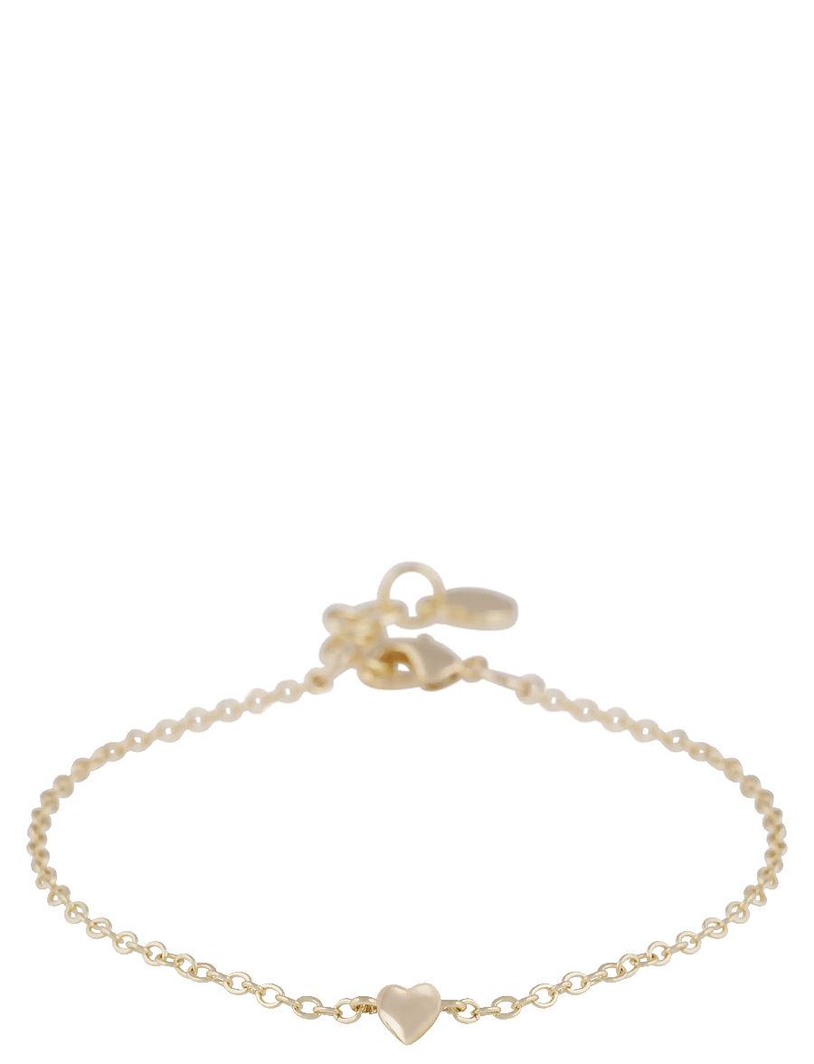 SNÖ of Sweden - Lovely one heart chain brace plain g - Onesize - bracelets chaîne - plain g - 1