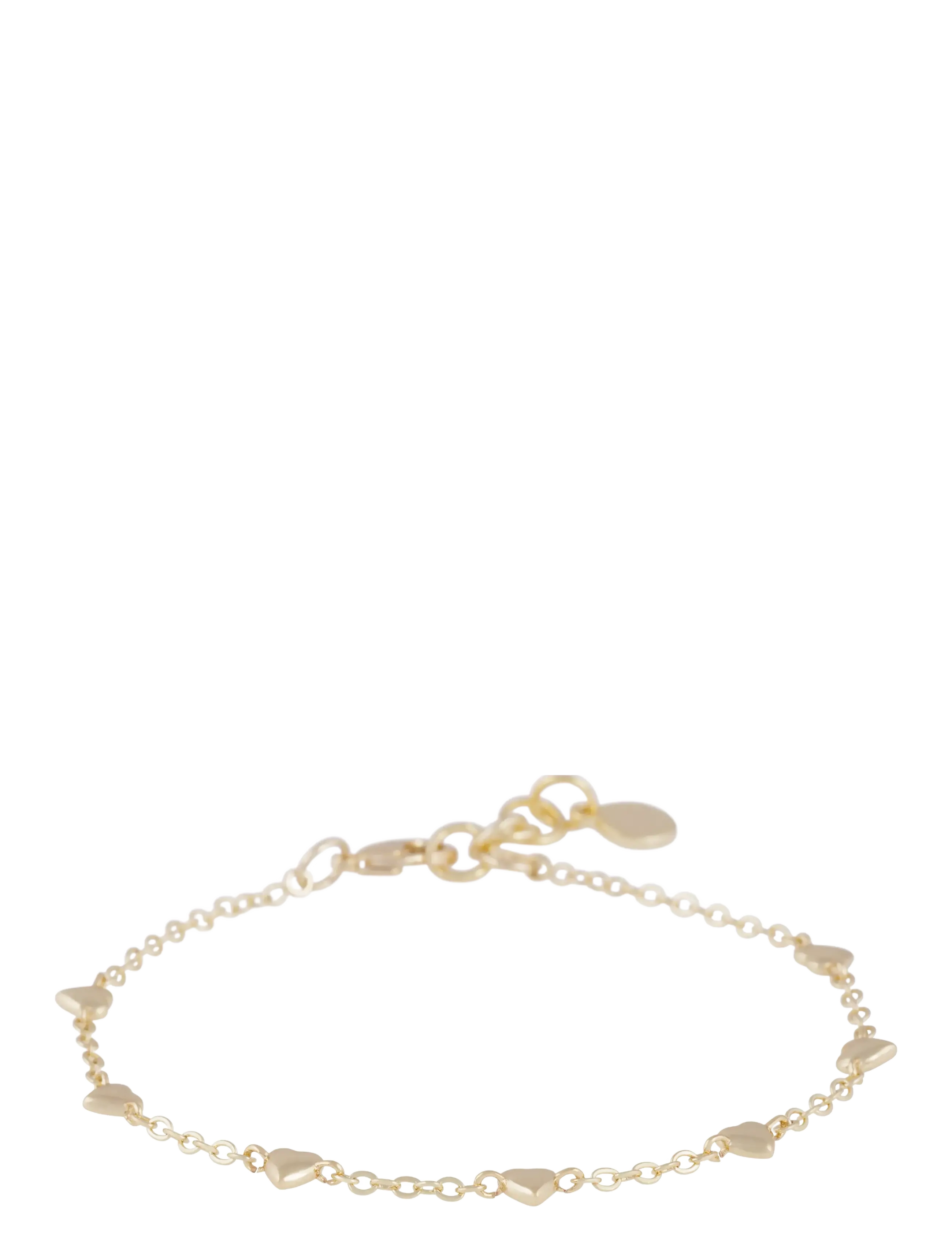 SNÖ of Sweden Lovely small hearts chain brace plain g - Onesize - Kettenarmbänder - PLAIN G / gold