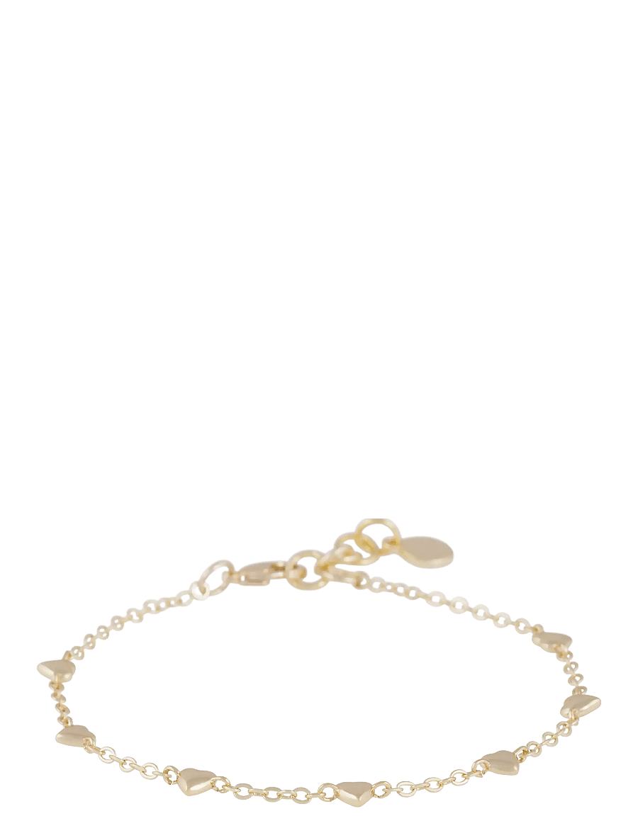 SNÖ of Sweden - Lovely small hearts chain brace plain g - Onesize - kettenarmbänder - plain g - 1