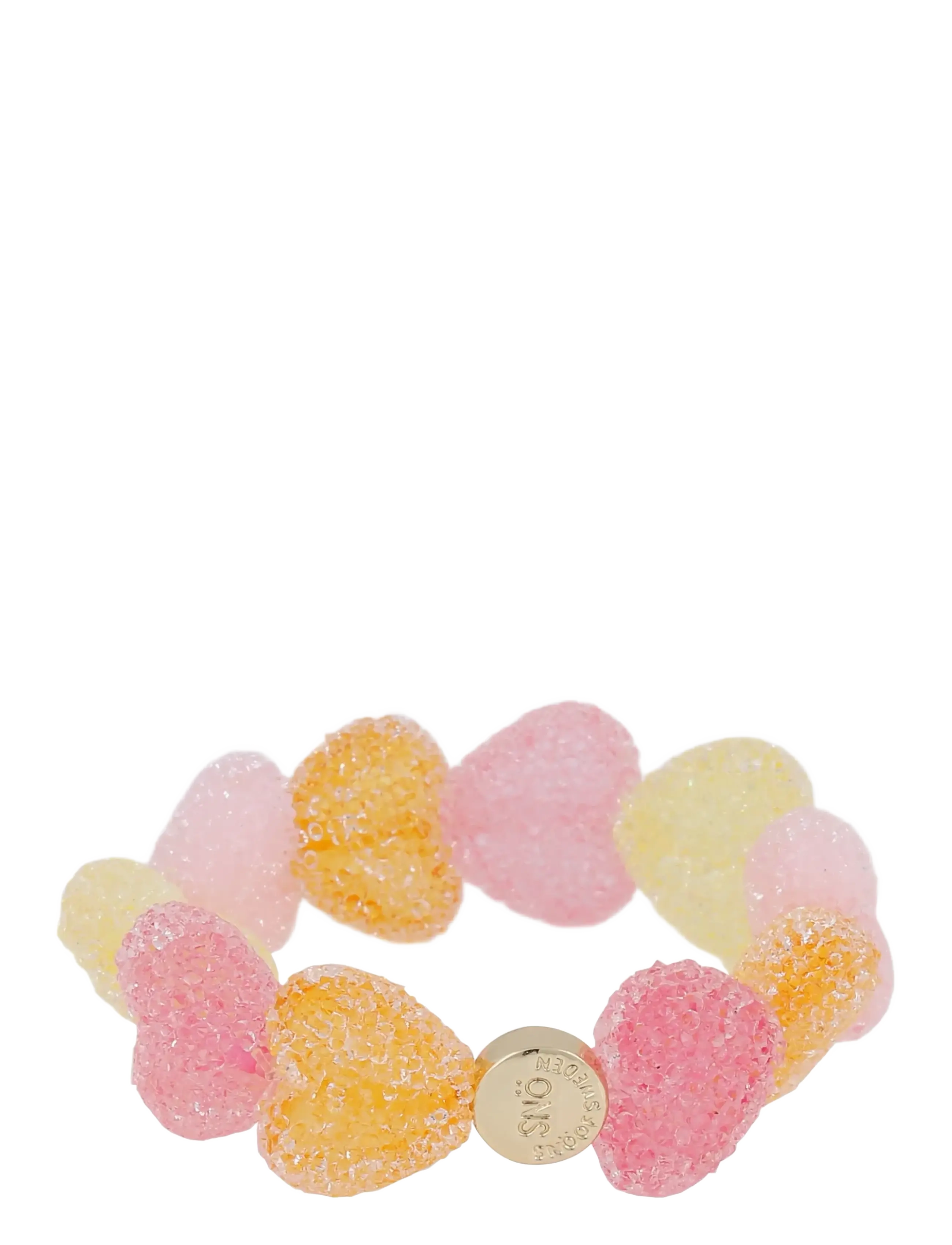 SNÖ of Sweden Sugar hearts elastic brace g/mix peach - SM - Accessories - G/MIX PEACH / pink/rose