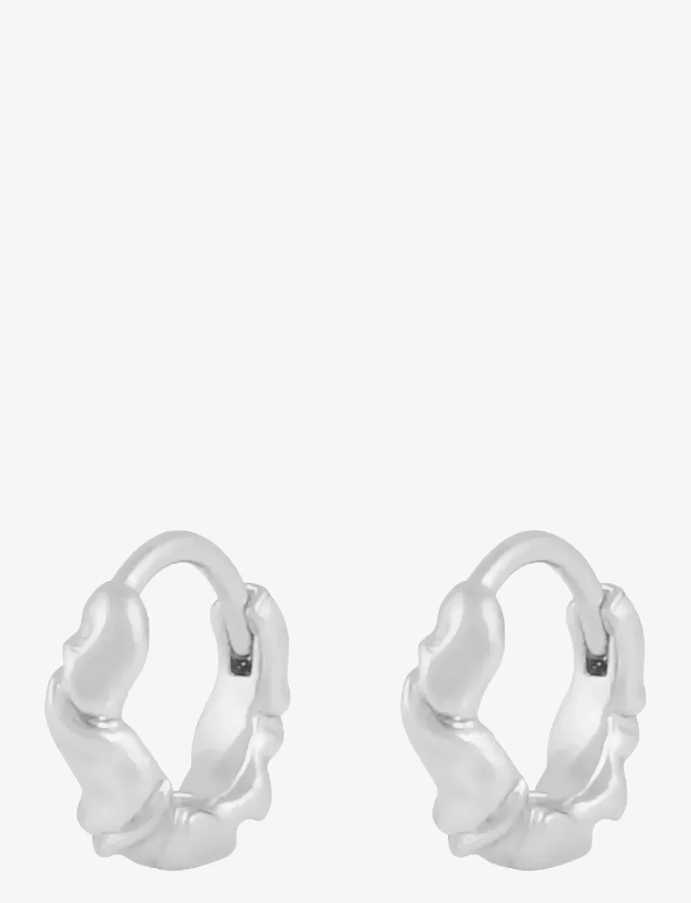 SNÖ of Sweden - Wave small ring ear - hoops - plain s - 0