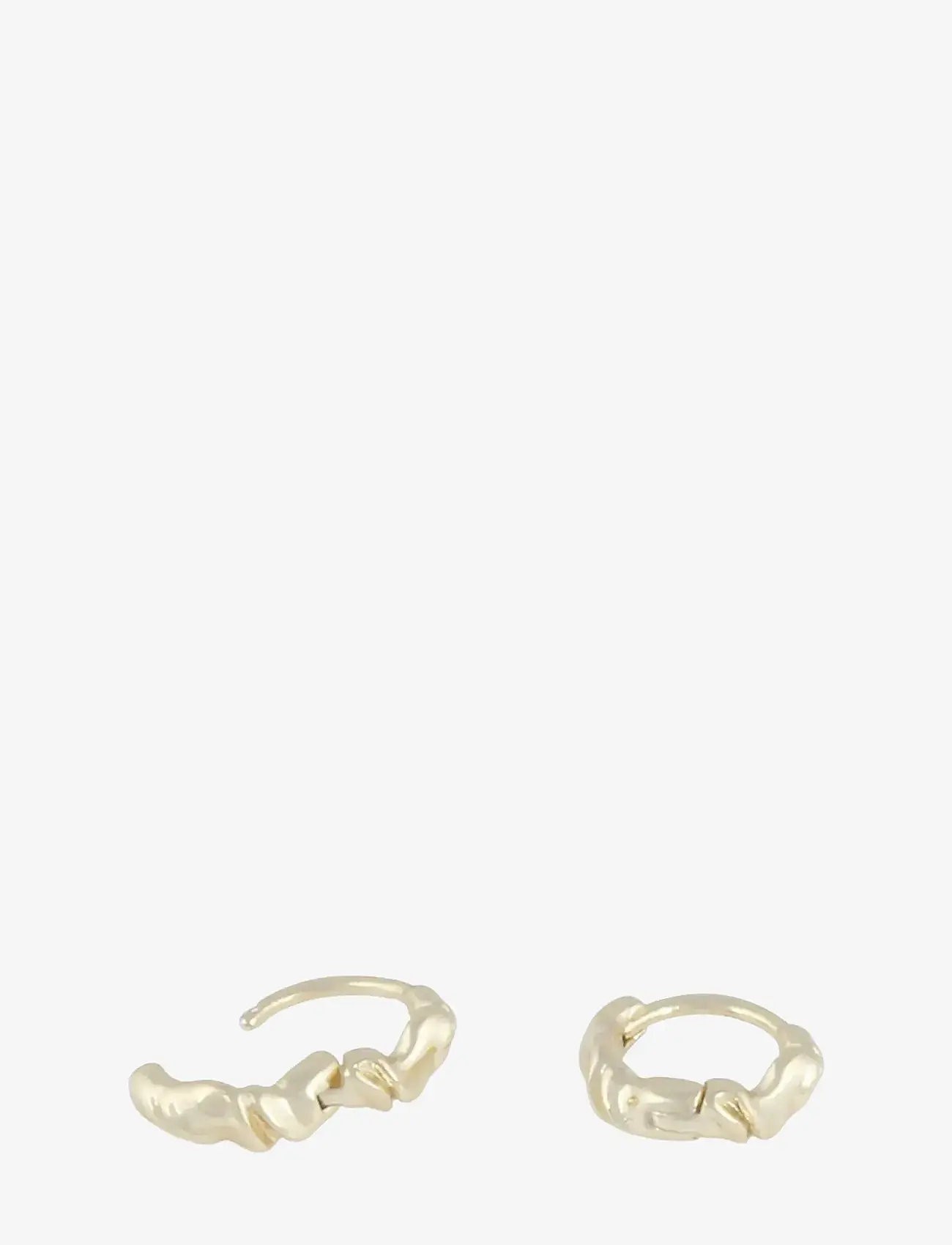 SNÖ of Sweden - Wave small ring ear - kreolen - plain g - 1