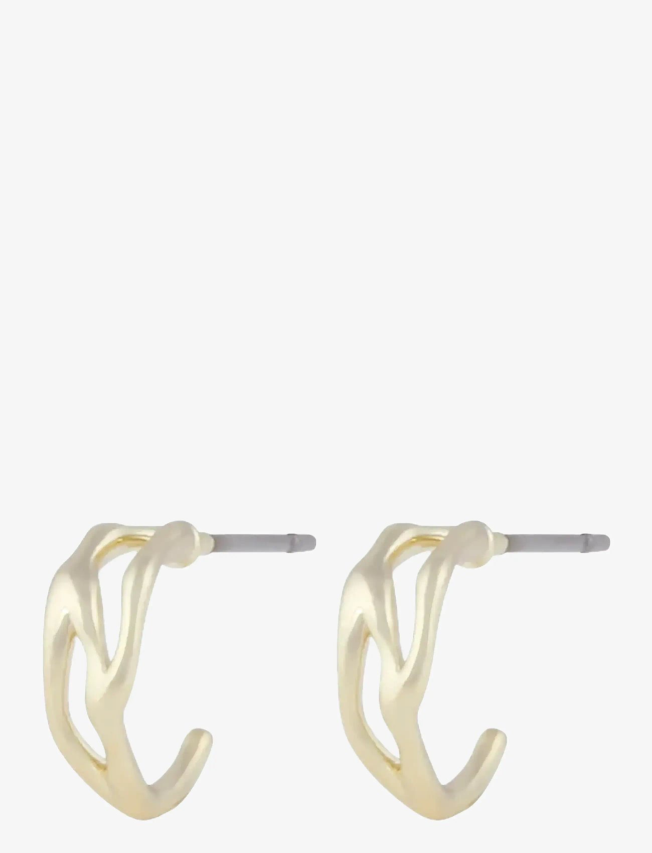 SNÖ of Sweden - Wave small pattern ear - hoops - plain g - 0