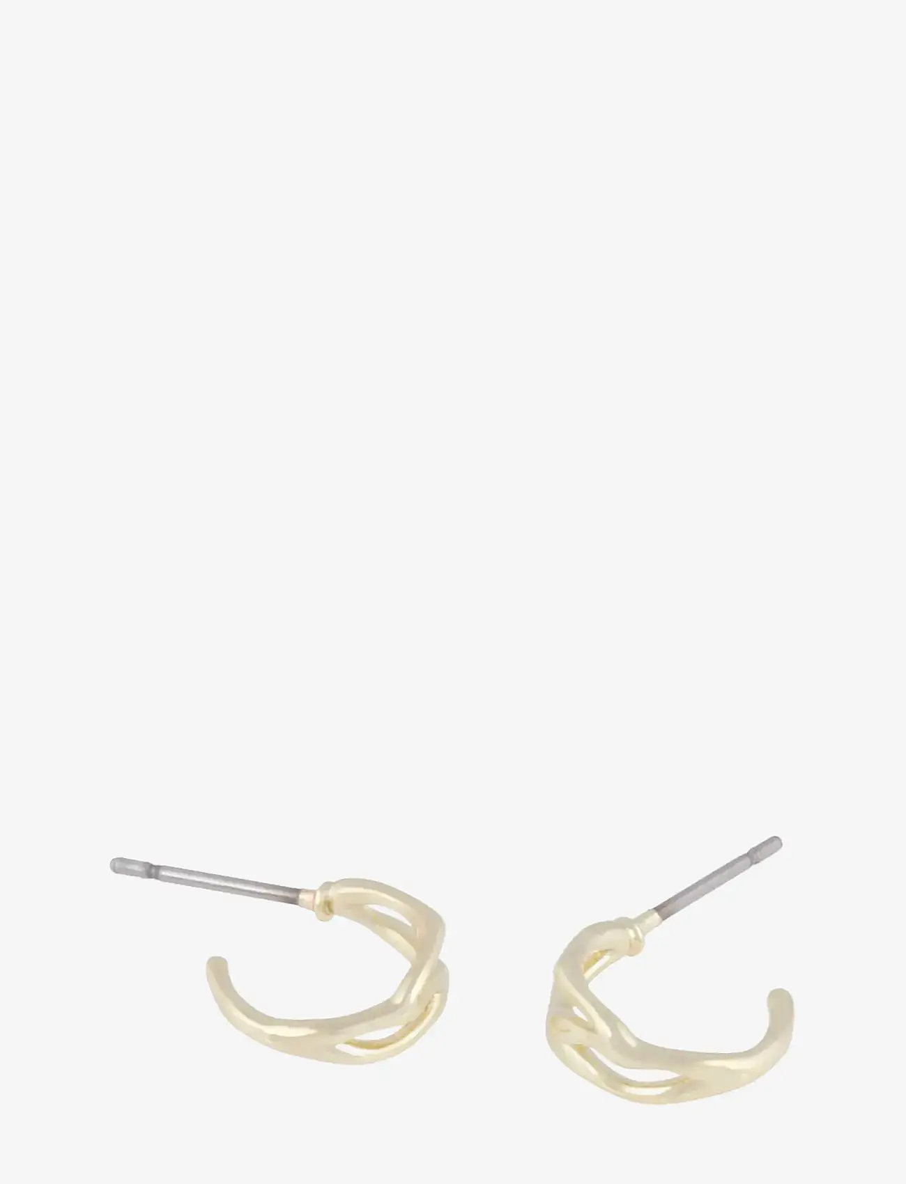 SNÖ of Sweden - Wave small pattern ear - hoops - plain g - 1
