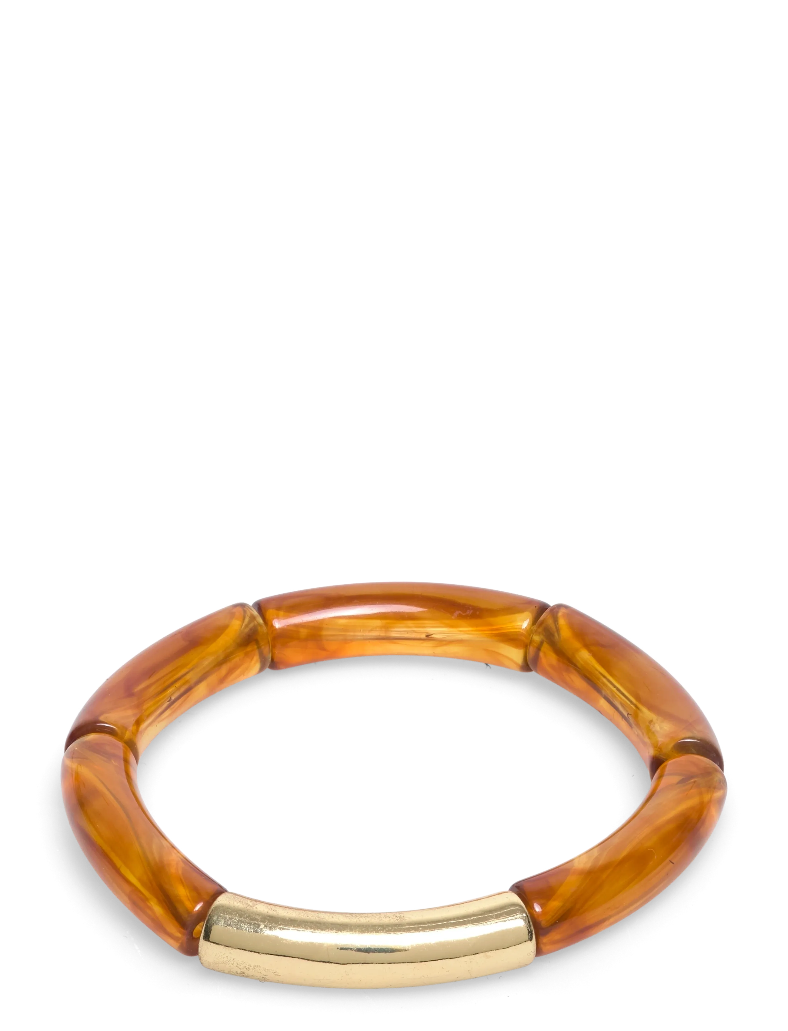 SNÖ of Sweden Becky small elastic brace g/brown - Onesize - Hochzeitsgäste - G/BROWN / gold