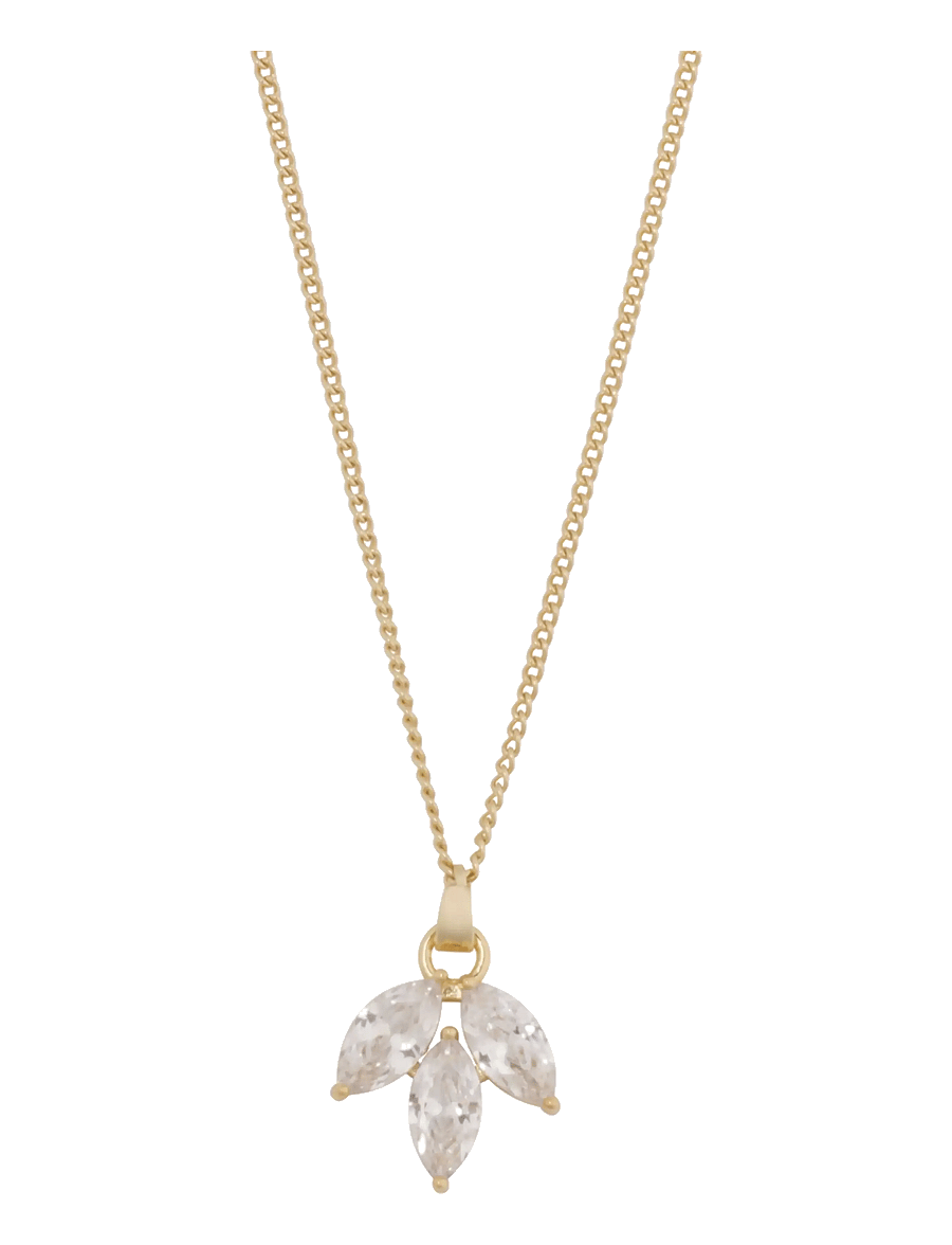 SNÖ of Sweden - Eira tripple navette pendant neck 50 g/clear - 50 cm - kaelaketid - g/clear - 1