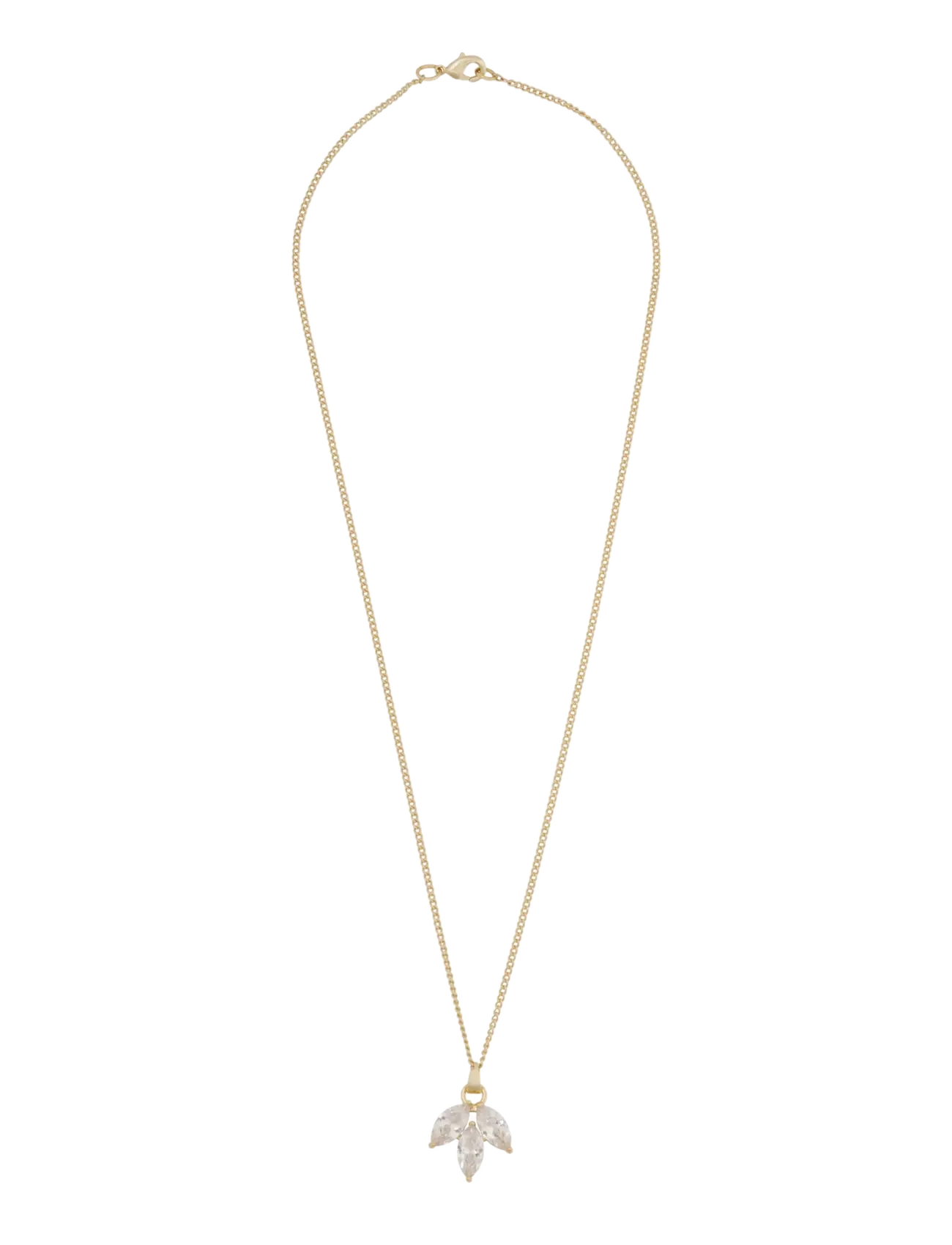 SNÖ of Sweden - Eira tripple navette pendant neck 50 g/clear - 50 cm - colliers chaîne - g/clear - 2