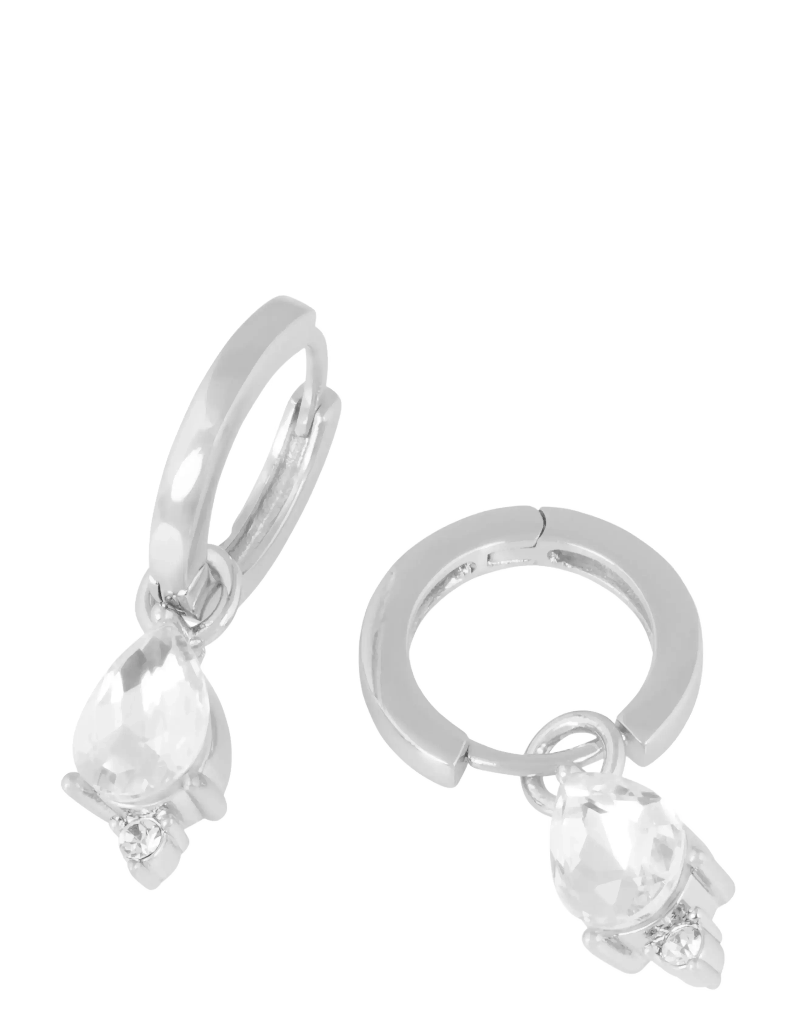 SNÖ of Sweden - Eira navette ring ear s/clear - Onesize - cerceaux - s/clear - 2