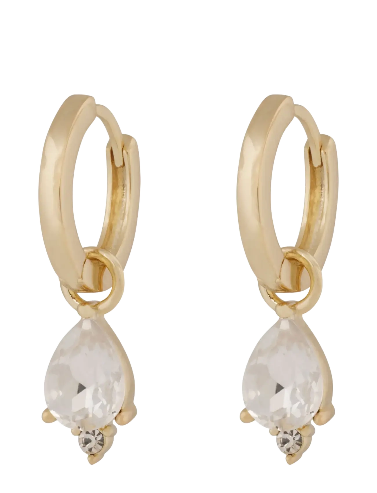 SNÖ of Sweden Eira navette ring ear g/clear - Onesize - Accessories - G/CLEAR / gold