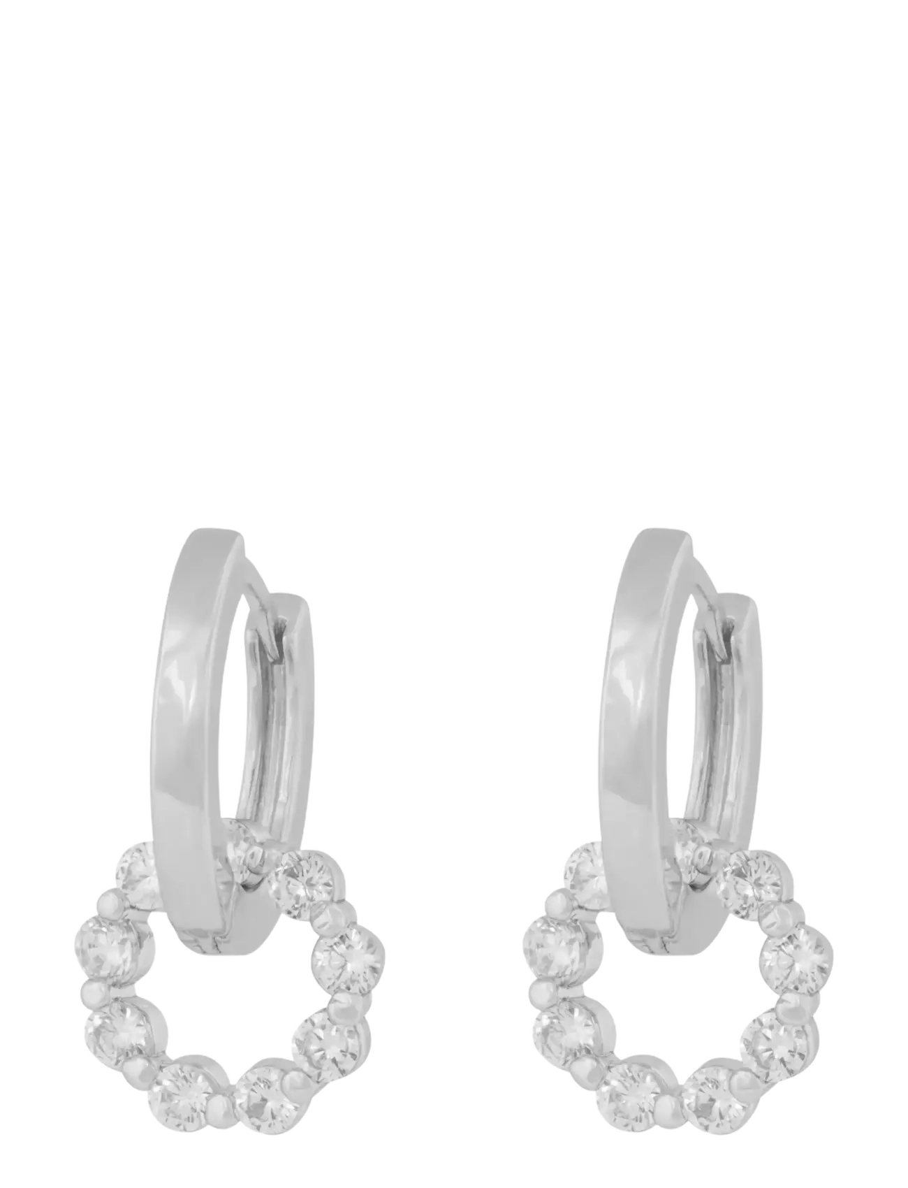 Eira crystal circle ring ear s/clear - Onesize - S/CLEAR