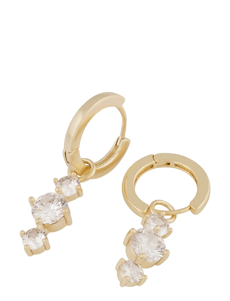 SNÖ of Sweden - Eira tripple crystal ring ear g/clear - Onesize - rippuvad kõrvarõngad - g/clear - 2