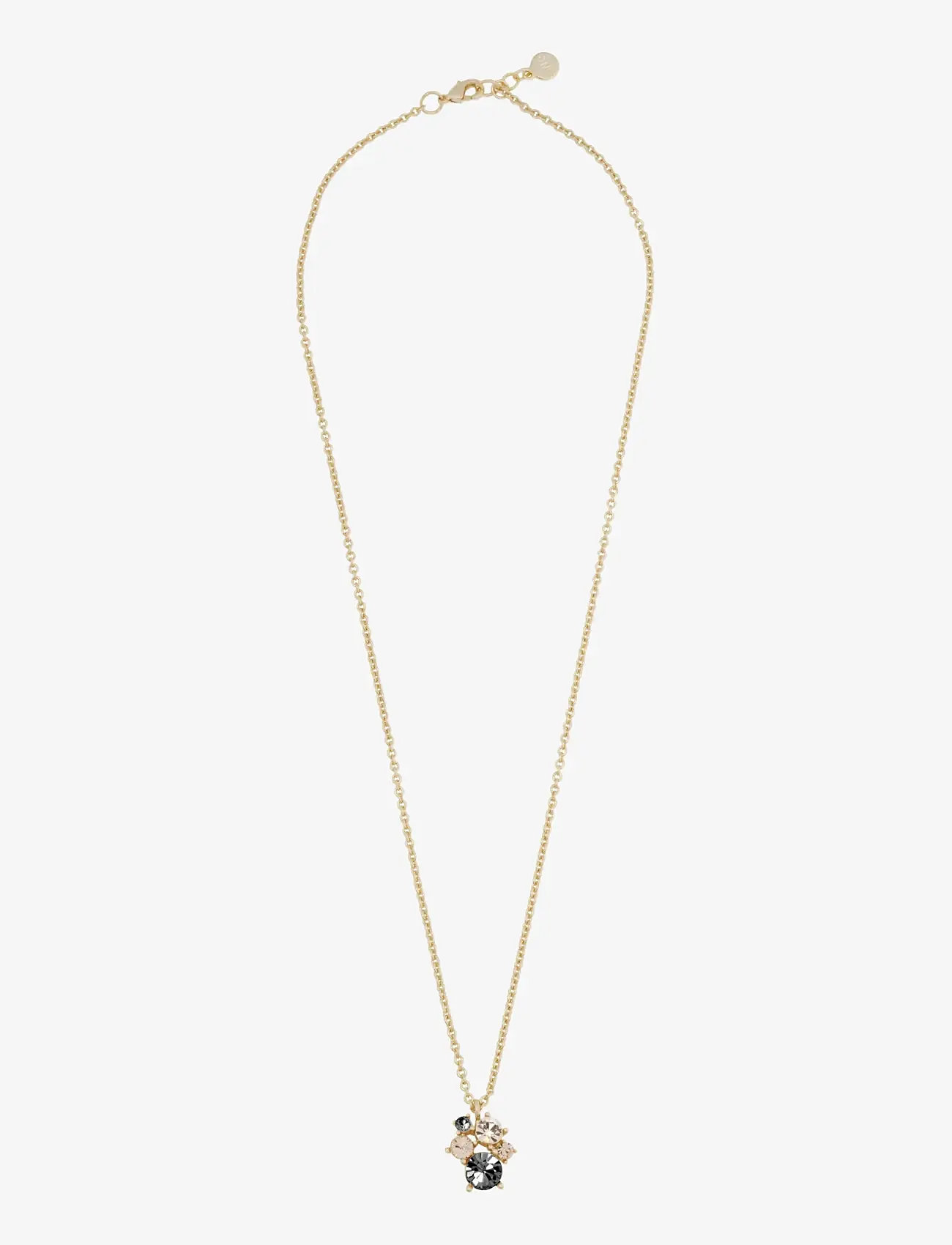 SNÖ of Sweden - Noctelle pendant neck 45 g/mix black - 45 cm - kedjehalsband - g/mix black - 1
