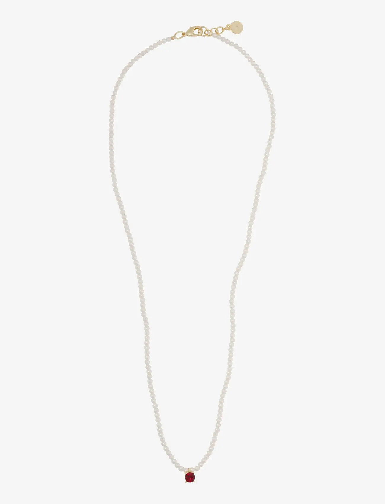 SNÖ of Sweden - Noctelle pearl neck 42 g/red - 42 cm - perlenketten - g/red - 1