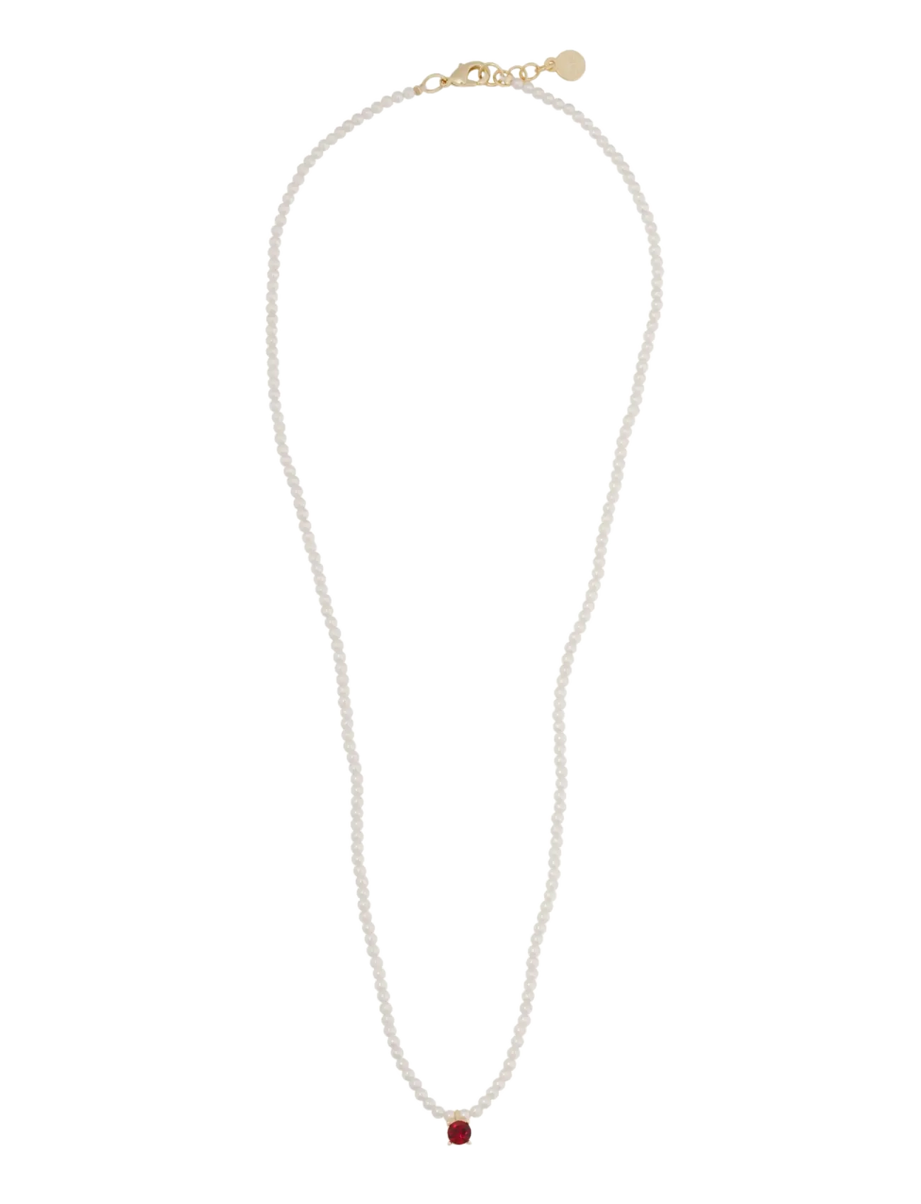 SNÖ of Sweden Noctelle pearl neck 42 g/red - 42 cm - Accessories - G/RED / red