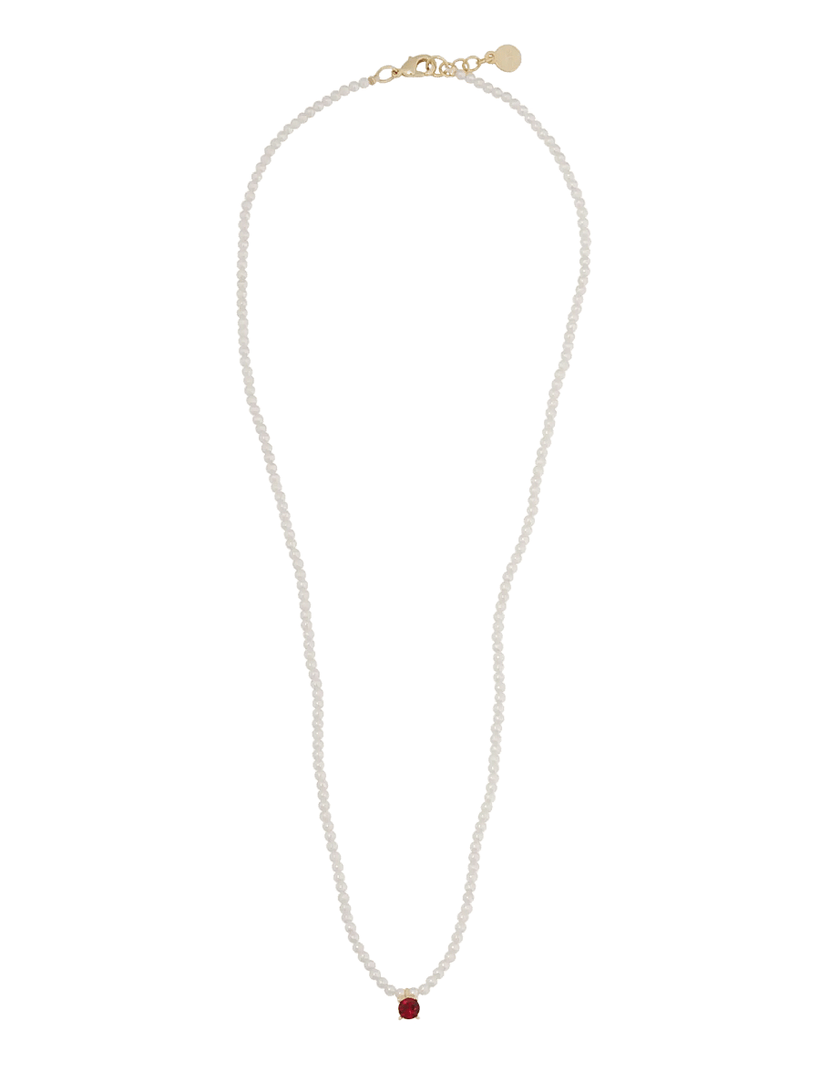 SNÖ of Sweden - Noctelle pearl neck 42 g/red - 42 cm - pärlitega kaelakeed - g/red - 1