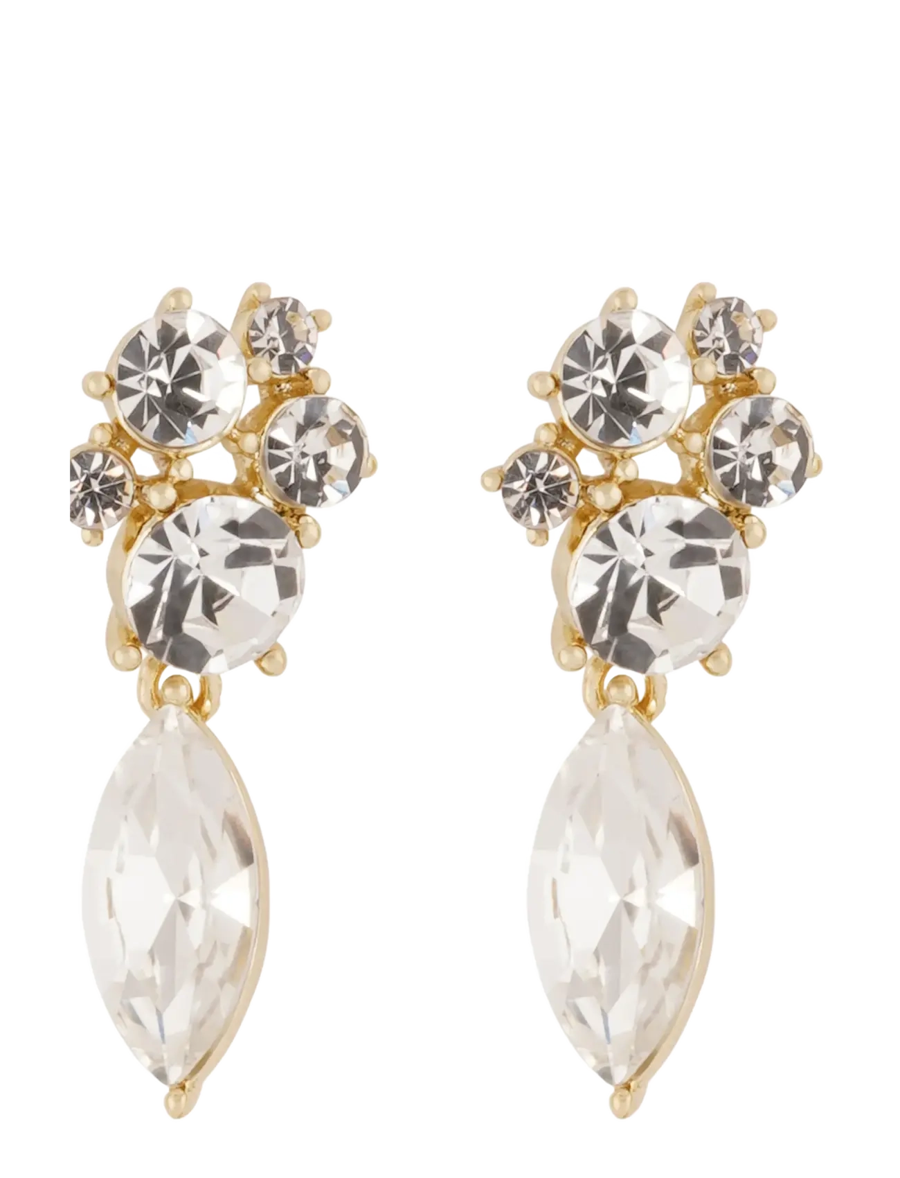 SNÖ of Sweden Noctelle pendant ear g/clear - Onesize - SNÖ of Sweden - G/CLEAR / gold