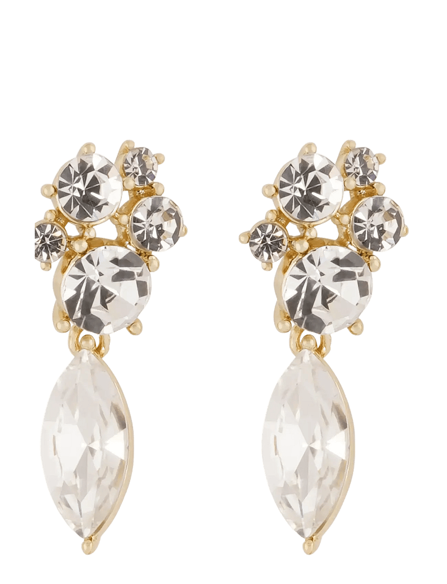 SNÖ of Sweden - Noctelle pendant ear g/clear - Onesize - Øreringe med vedhæng - g/clear - 1
