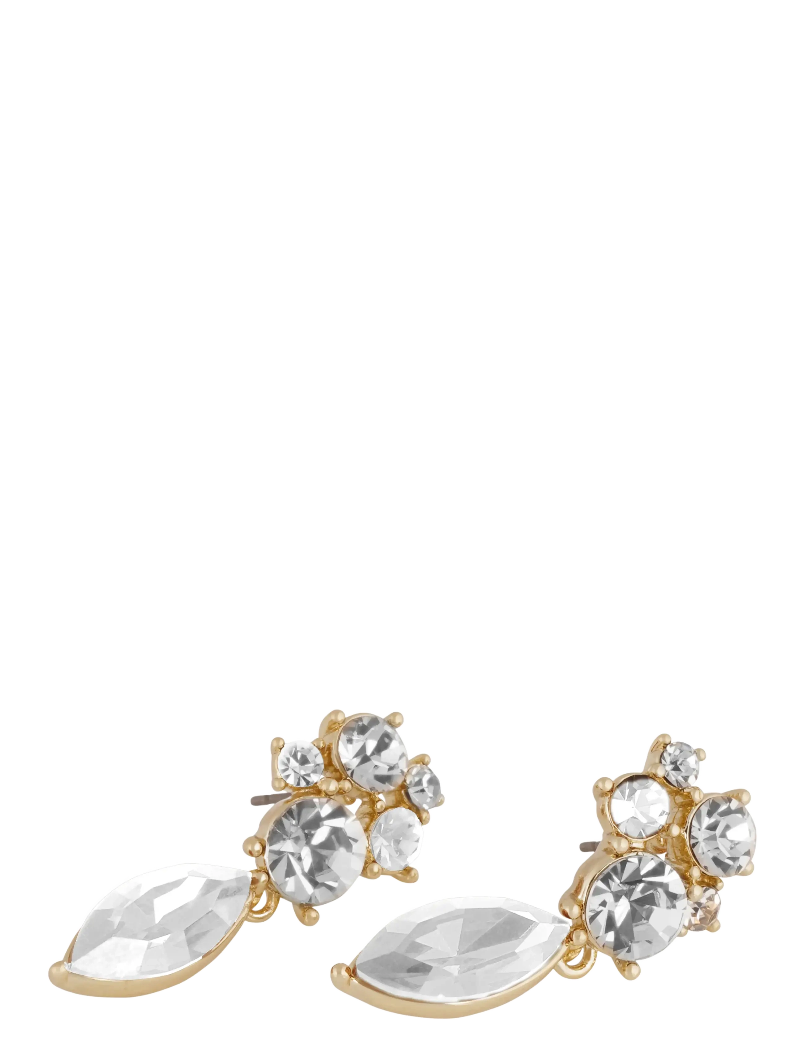 SNÖ of Sweden - Noctelle pendant ear g/clear - Onesize - Øreringe med vedhæng - g/clear - 2