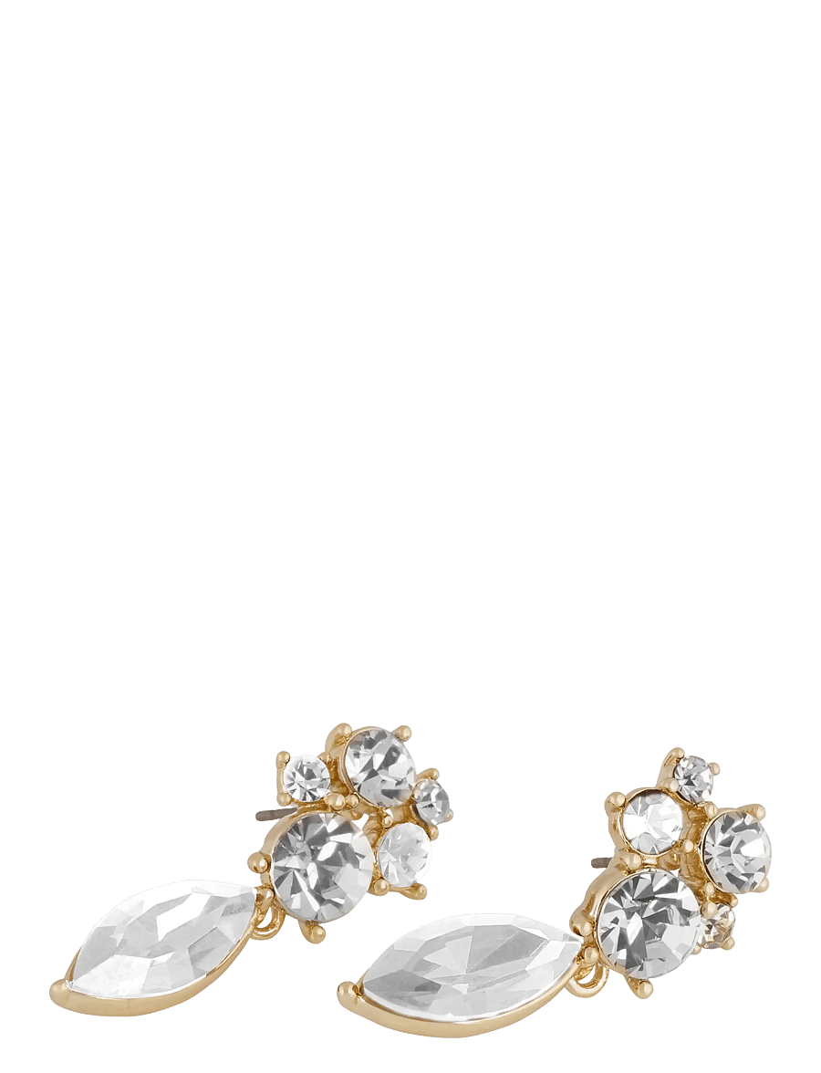 SNÖ of Sweden - Noctelle pendant ear g/clear - Onesize - Øreringe med vedhæng - g/clear - 2