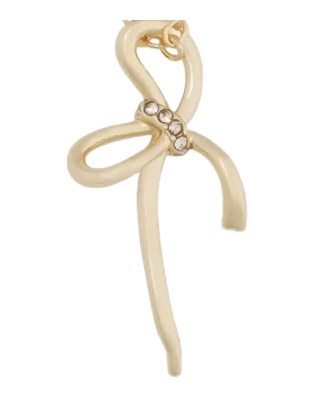 SNÖ of Sweden Ribbon small pendant neck 42 g/clear - 42 cm - Officewear - G/CLEAR / gold